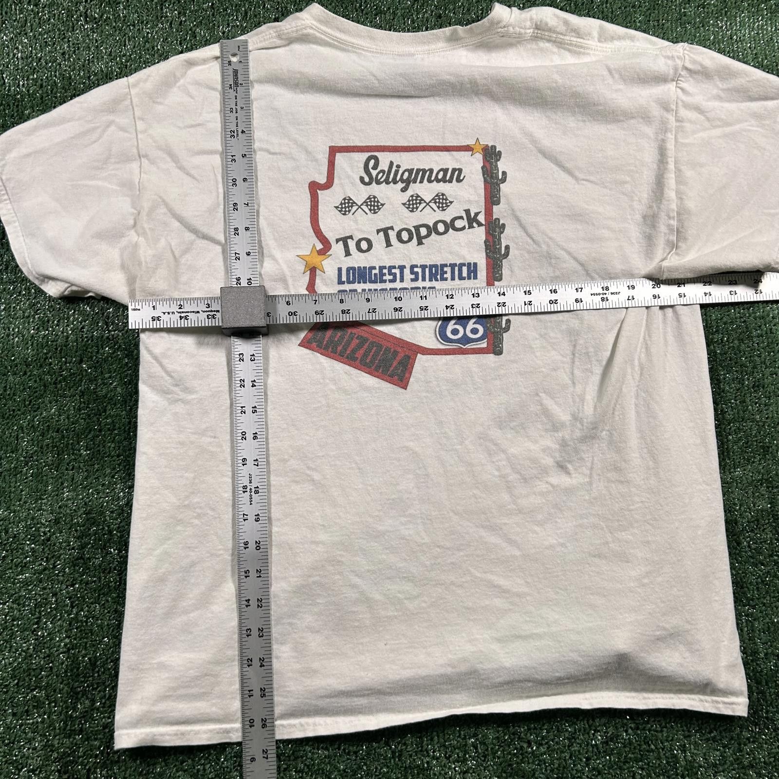 Gildan White Route 66 Arizona Graphic T-Shirt. Size XL Size US XL / EU 56 / 4 - 2 Thumbnail