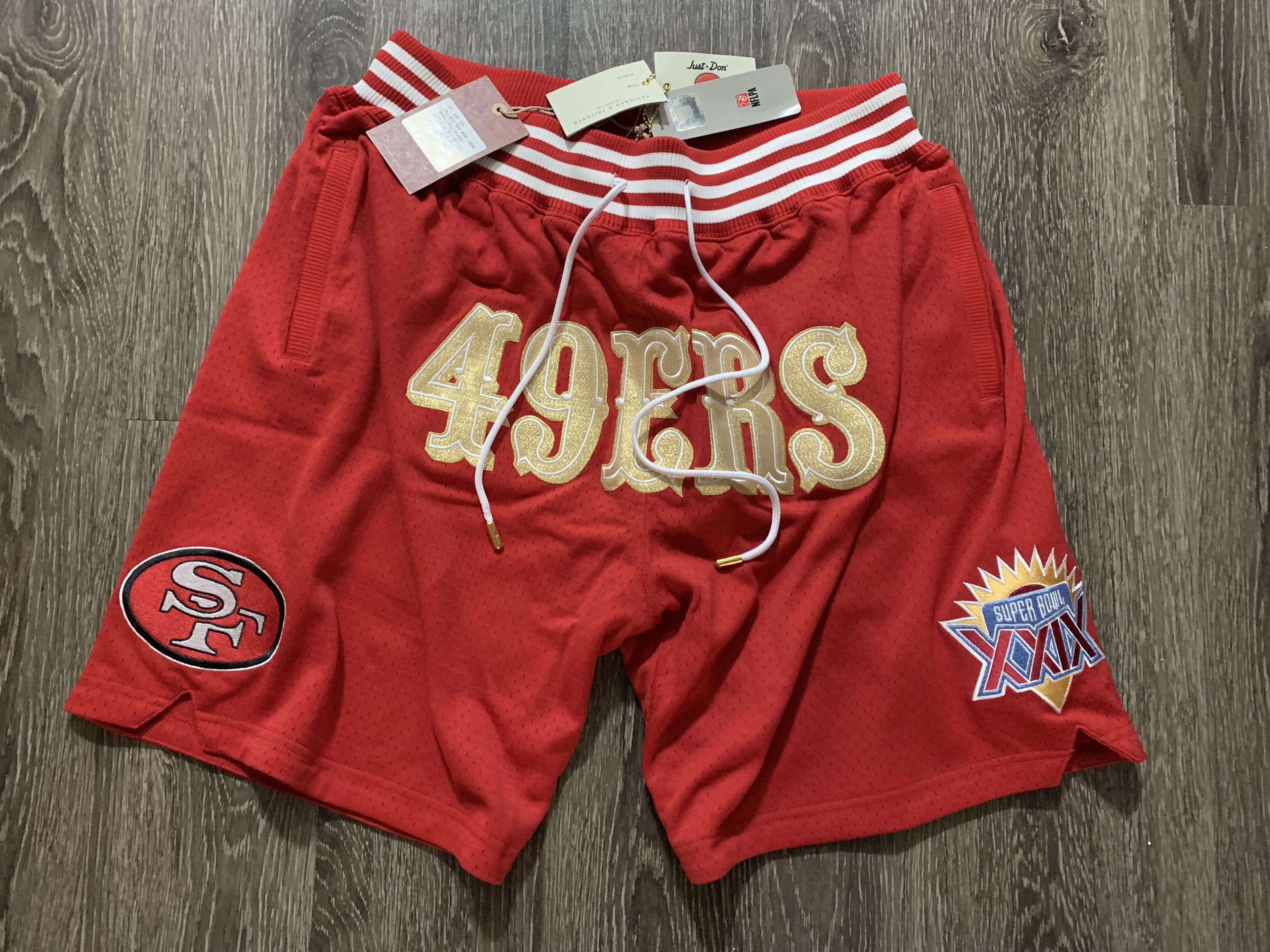 Just Don × Mitchell & Ness SF 49ers Just Don x Mitchell & Ness NFL Shorts Limited Size US 32 / EU 48 - 1 Thumbnail