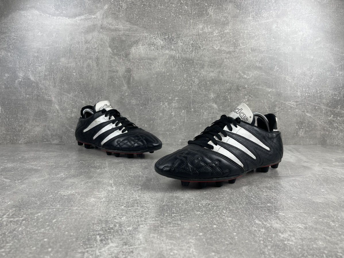 Adidas × Vintage Vintage Adidas Questra Finale 80s Black Cleats Size US 9 / EU 42 - 4 Thumbnail