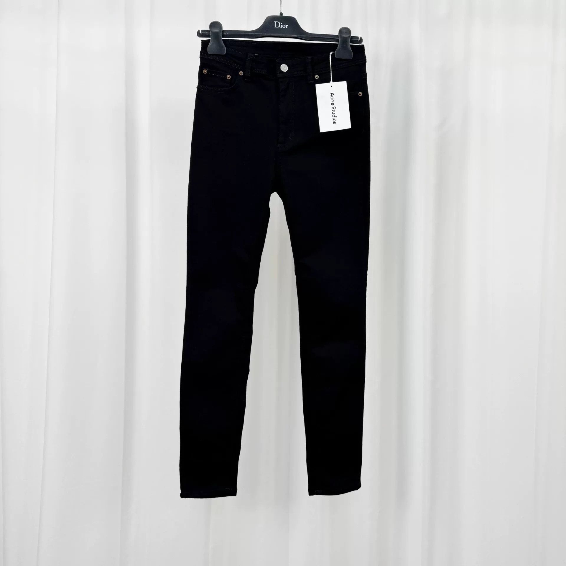 black jeans from Acne Studios in size W28