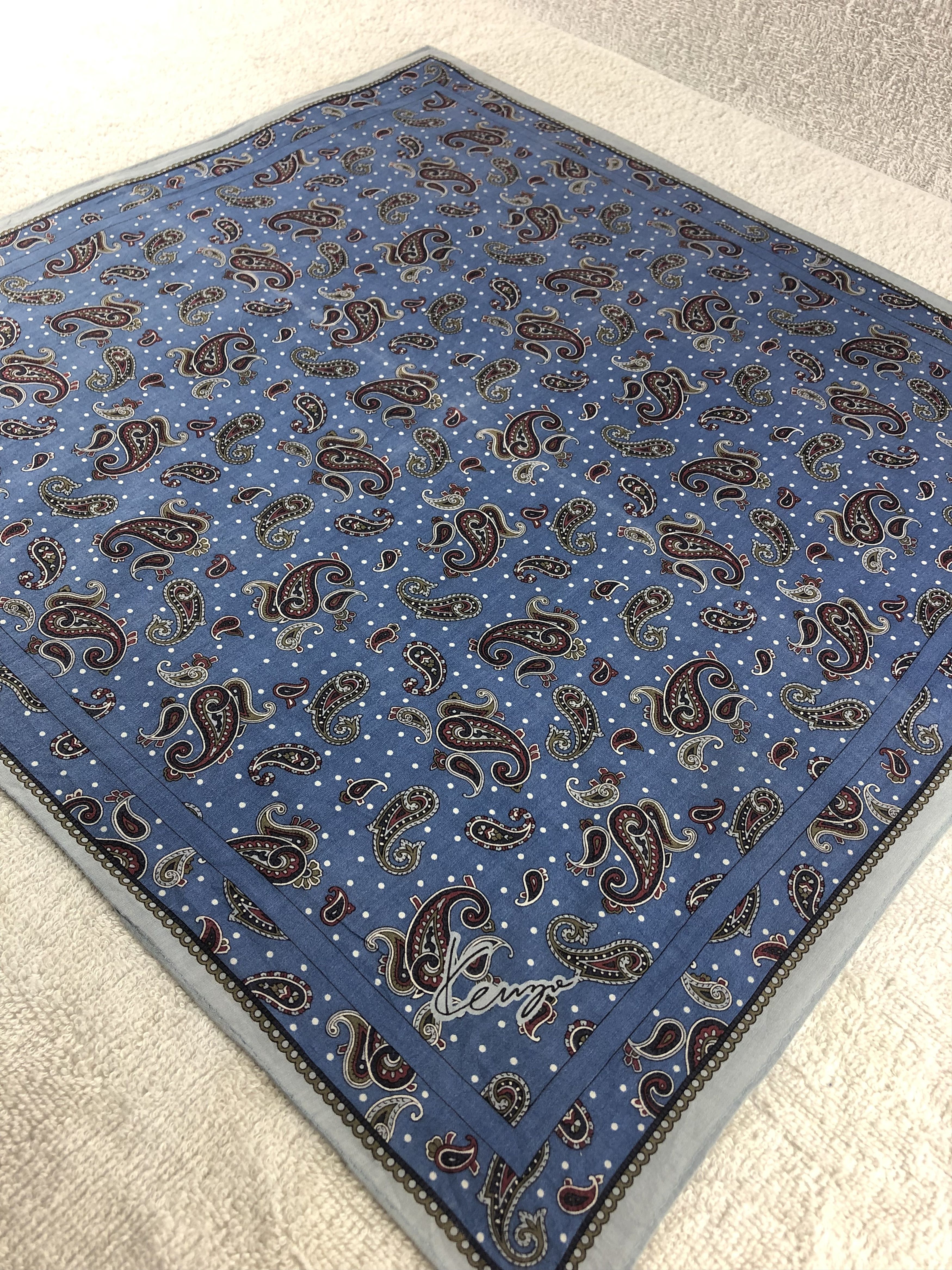 Kenzo Kenzo Paislee Handkerchief / Bandana / Neckerchief Size ONE SIZE - 4 Thumbnail