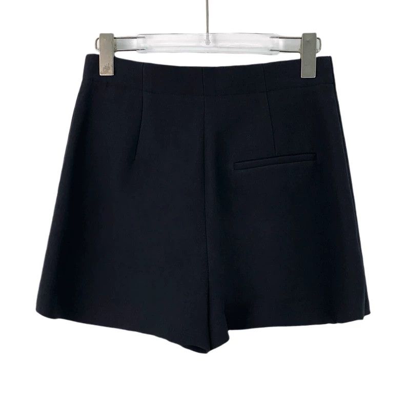 Dior Dior Black side CD button decoration wool casual shorts Size 42" / US 20 - 2 Thumbnail