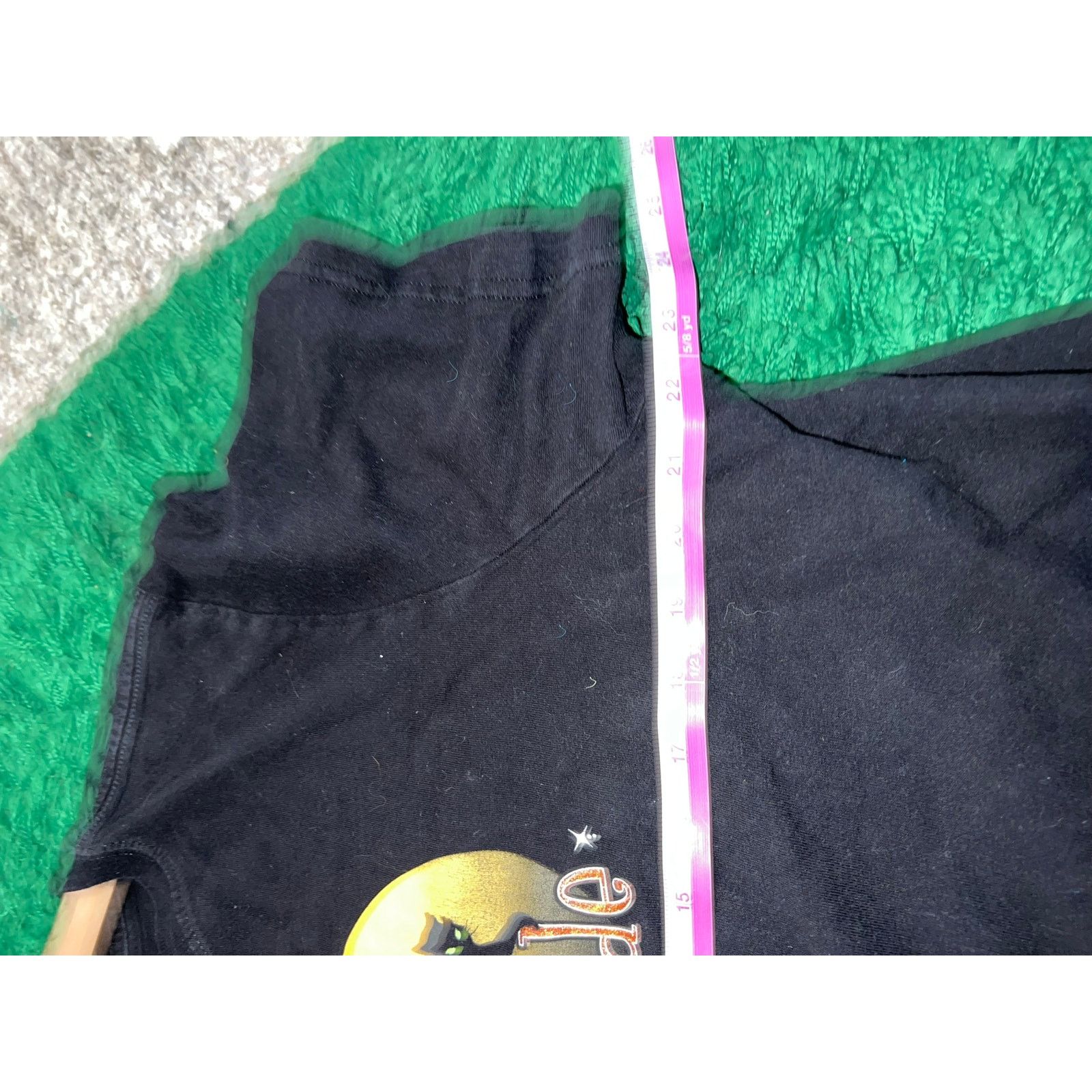 Happy99 Womens Halloween Black Cat Shirt Cattitude Kitten Top Tee XL Size XL / US 12-14 / IT 48-50 - 8 Thumbnail