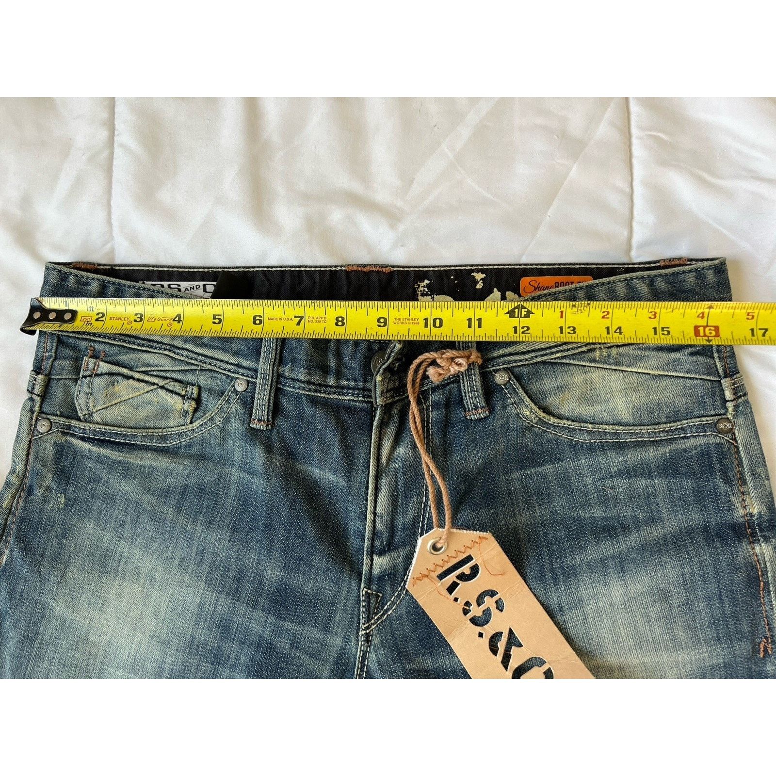 Rising Sun & Co. RS And CO Jeans Men’s 100% Cotton Wide Leg Size 32 Size US 32 / EU 48 - 11 Thumbnail