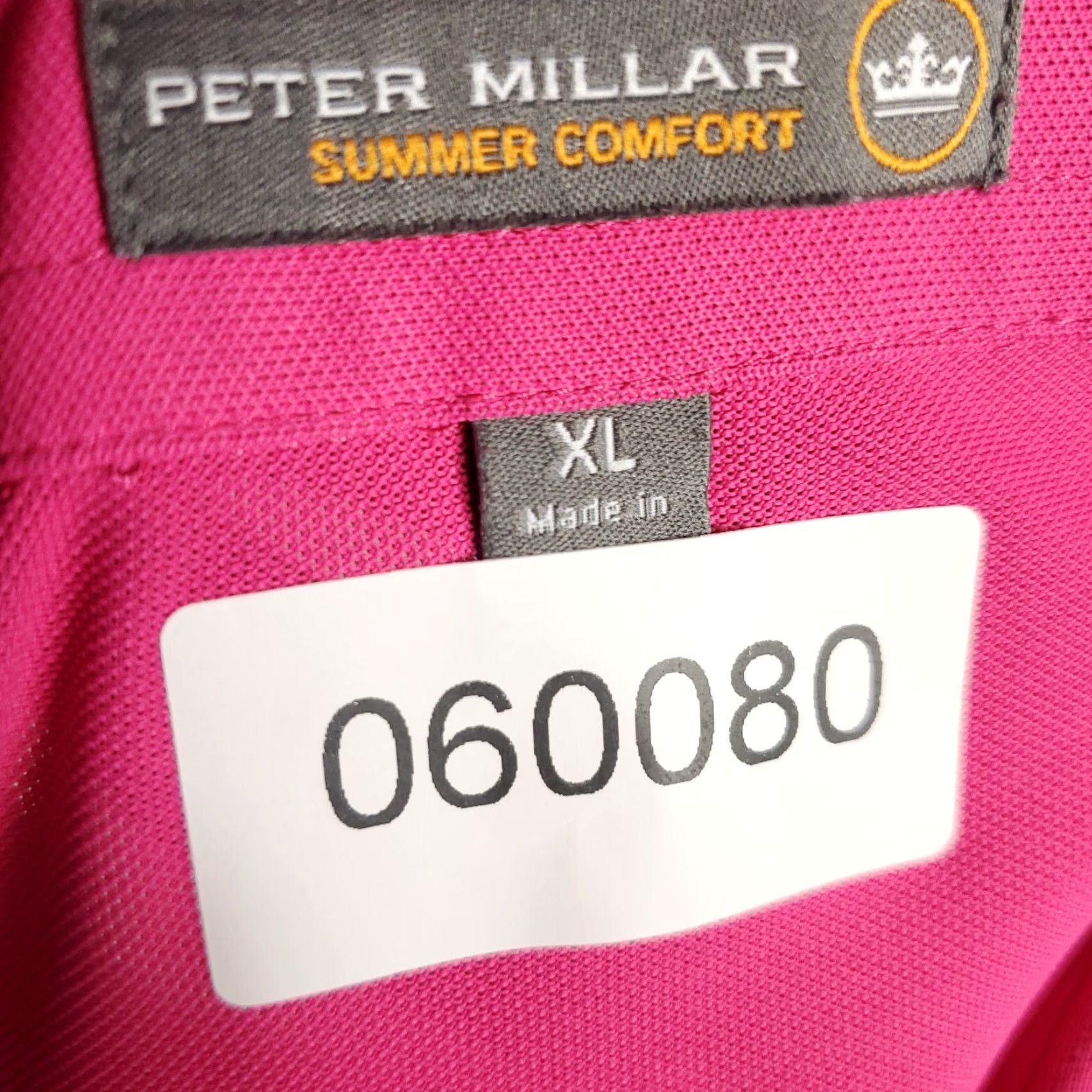 Peter Millar Peter Millar Polo Shirt Mens XL Pink Summer Comfort Golf Short Sleeve Shirt Size US XL / EU 56 / 4 - 6 Thumbnail