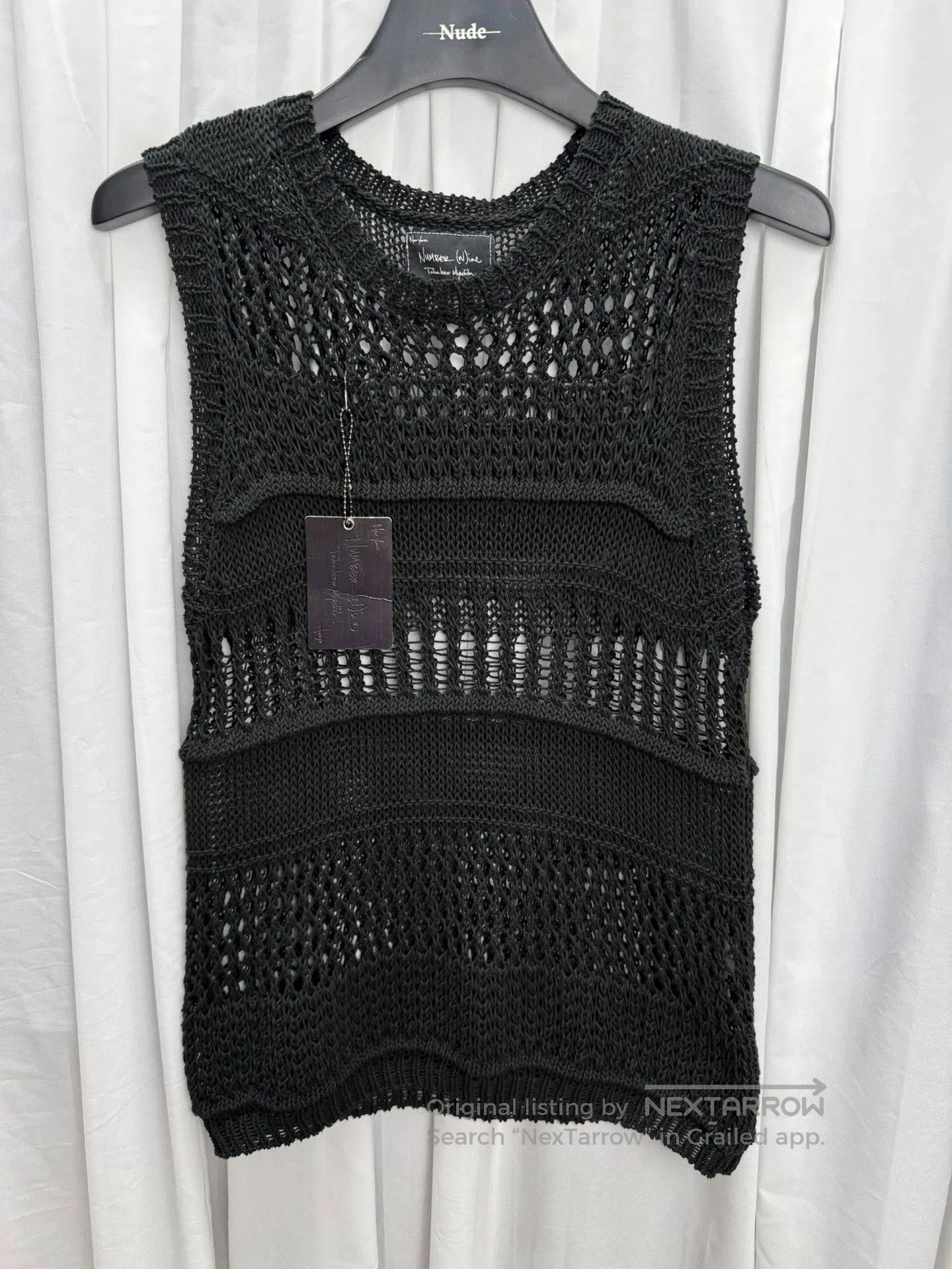 DEN IM by SIKI IM Number (N)ine 04SS Knit Hollow Vest. Size US M / EU 48-50 / 2 - 1 Thumbnail