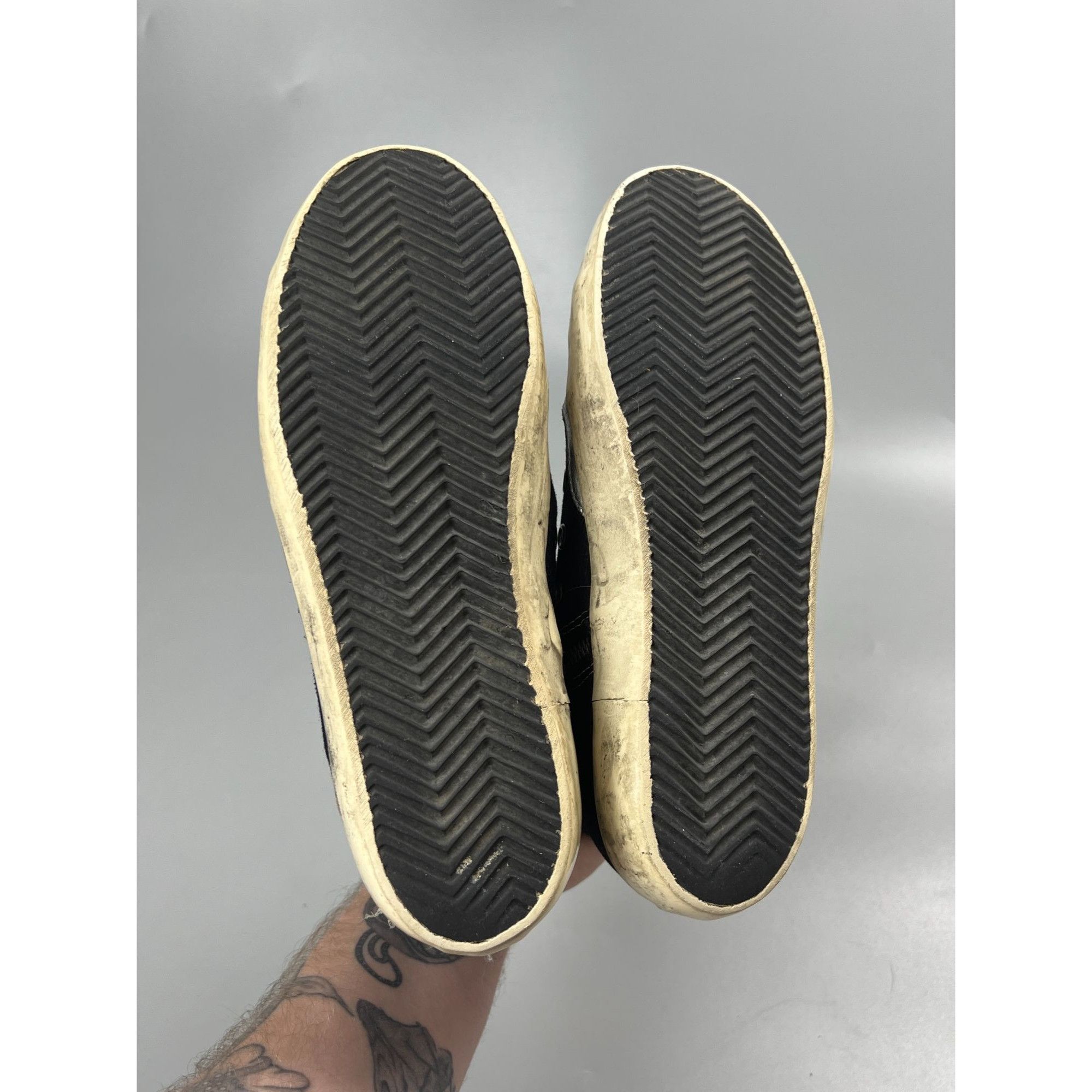 Golden Goose Golden Goose Francy Hi Top Denim Sneakers (Y0781) Size US 8 / IT 38 - 10 Thumbnail