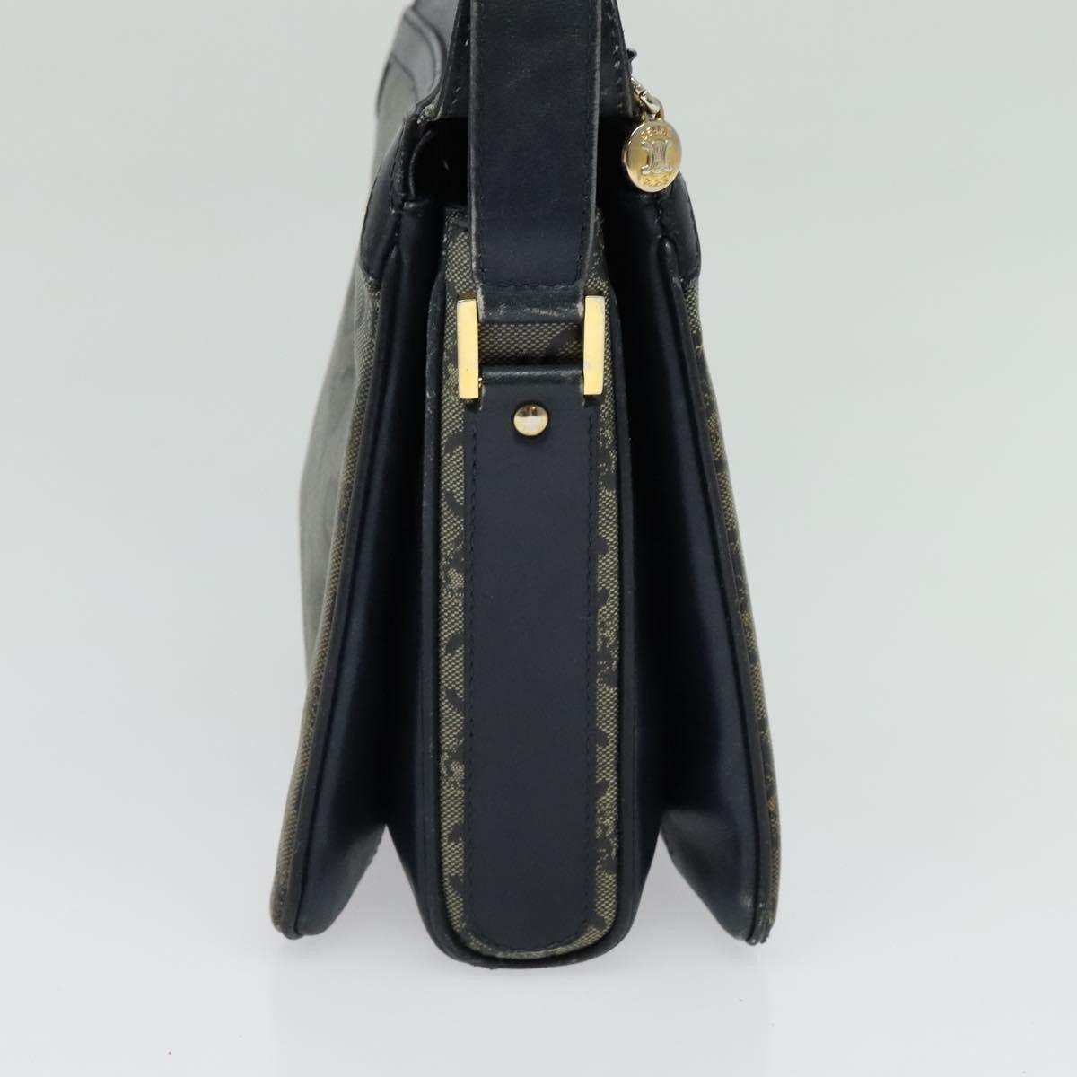 Celine CELINE C Sulky Shoulder Bag Pvc Navy Gold Size ONE SIZE - 4 Thumbnail