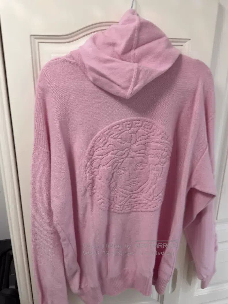 Versace Versace Pink hooded cardigan sweatshirt Size XS / US 0-2 / IT 36-38 - 4 Thumbnail