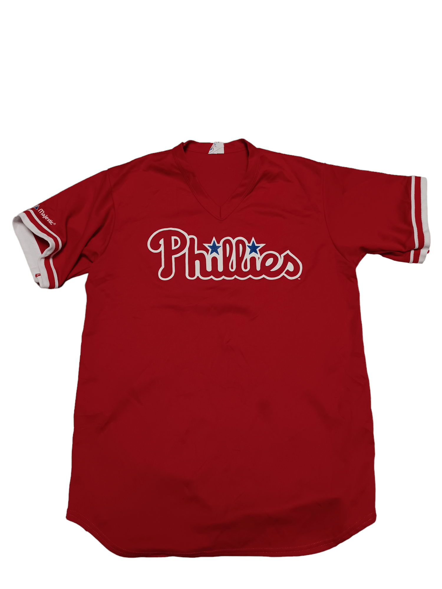 Majestic 1996 MLB PHILLIES MAJESTIC VINTAGE MADE IN USA TEE JERSEY Size US XL / EU 56 / 4 - 1 Thumbnail