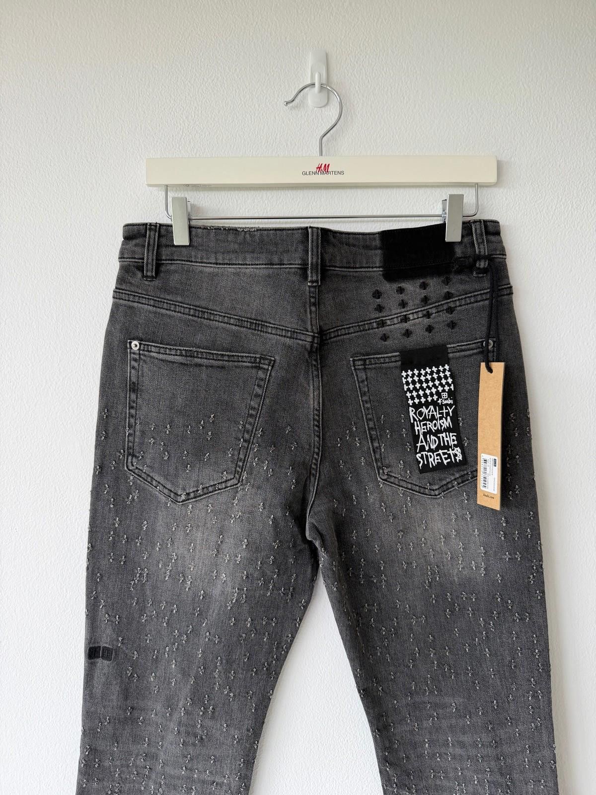 Ksubi new Ksubi mens jeans bronko asher black shotgun grey 32 Size US 32 / EU 48 - 6 Thumbnail