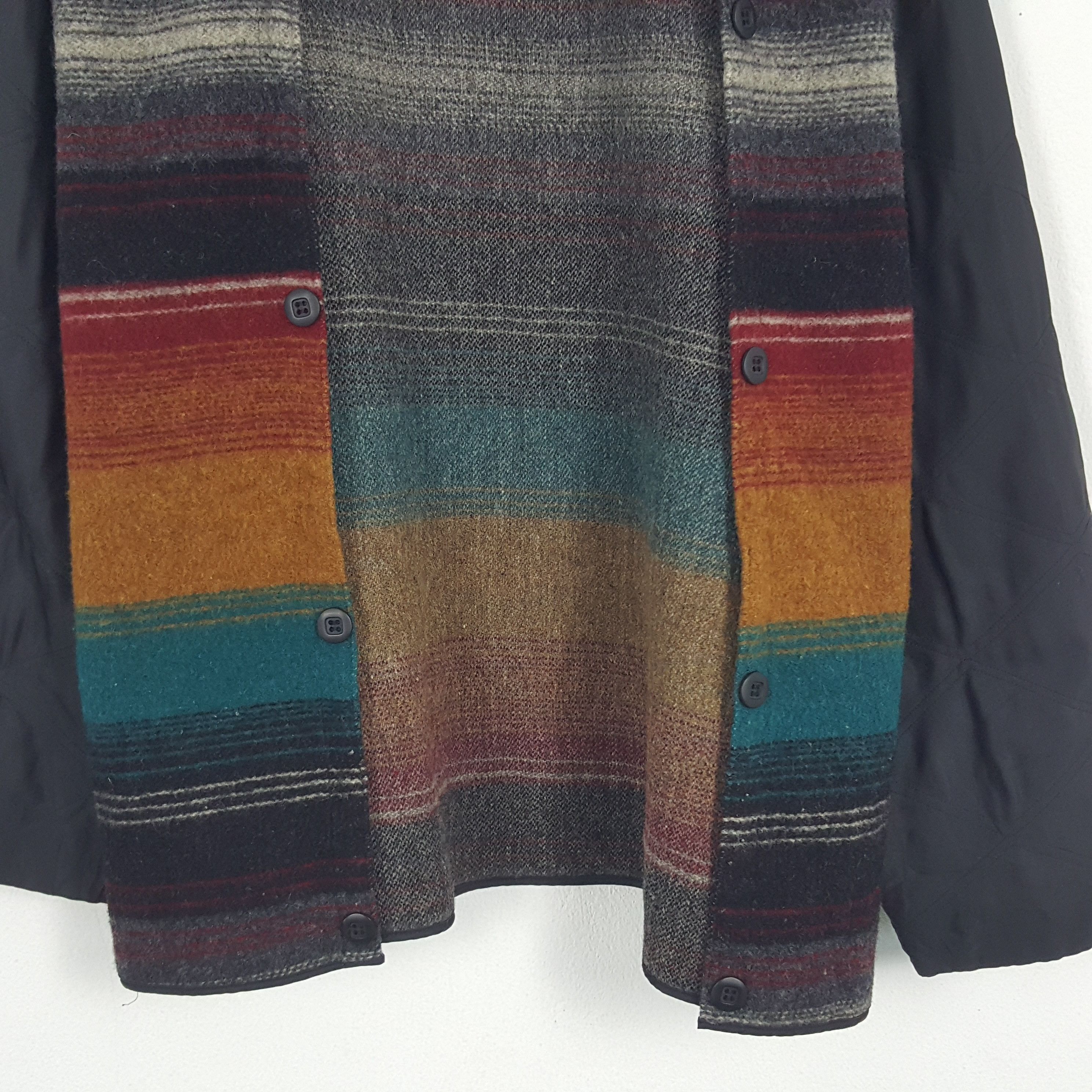 L.L. Bean × Vintage Vintage L.L. Bean Wool Striped Lining Jacket Size US M / EU 48-50 / 2 - 2 Thumbnail