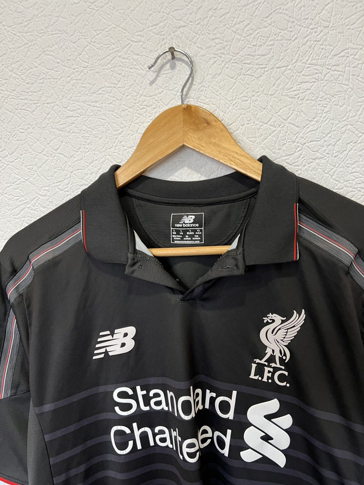 New Balance Liverpool New Balance 2015/2016 Third Kit Soccer Jersey Size US L / EU 52-54 / 3 - 2 Thumbnail