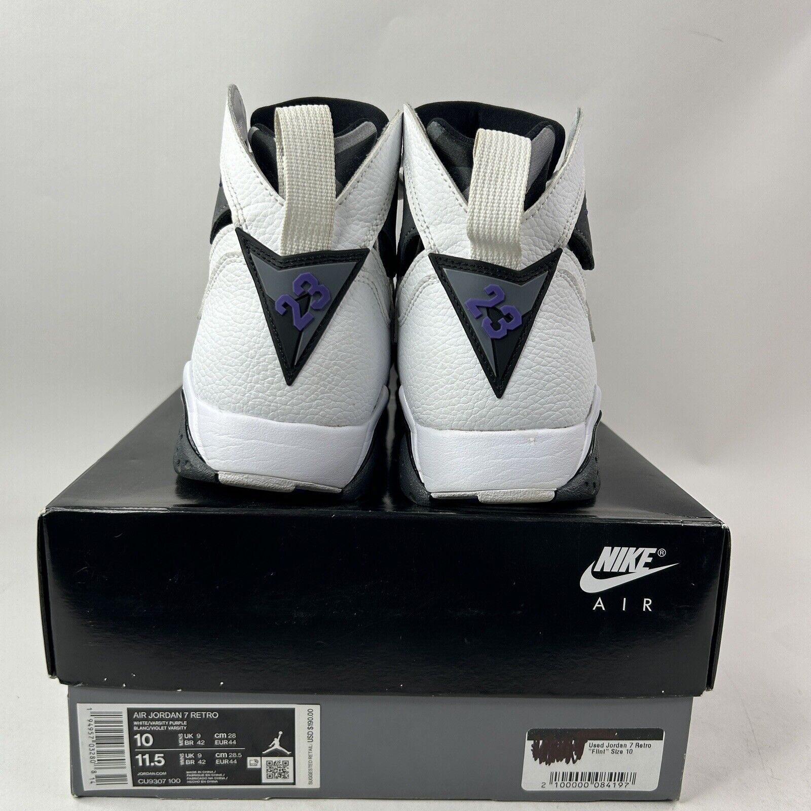 Nike Nike Air Jordan 7 Retro “Flint/White Grey” 2021 Size US 10 / EU 43 - 5 Thumbnail