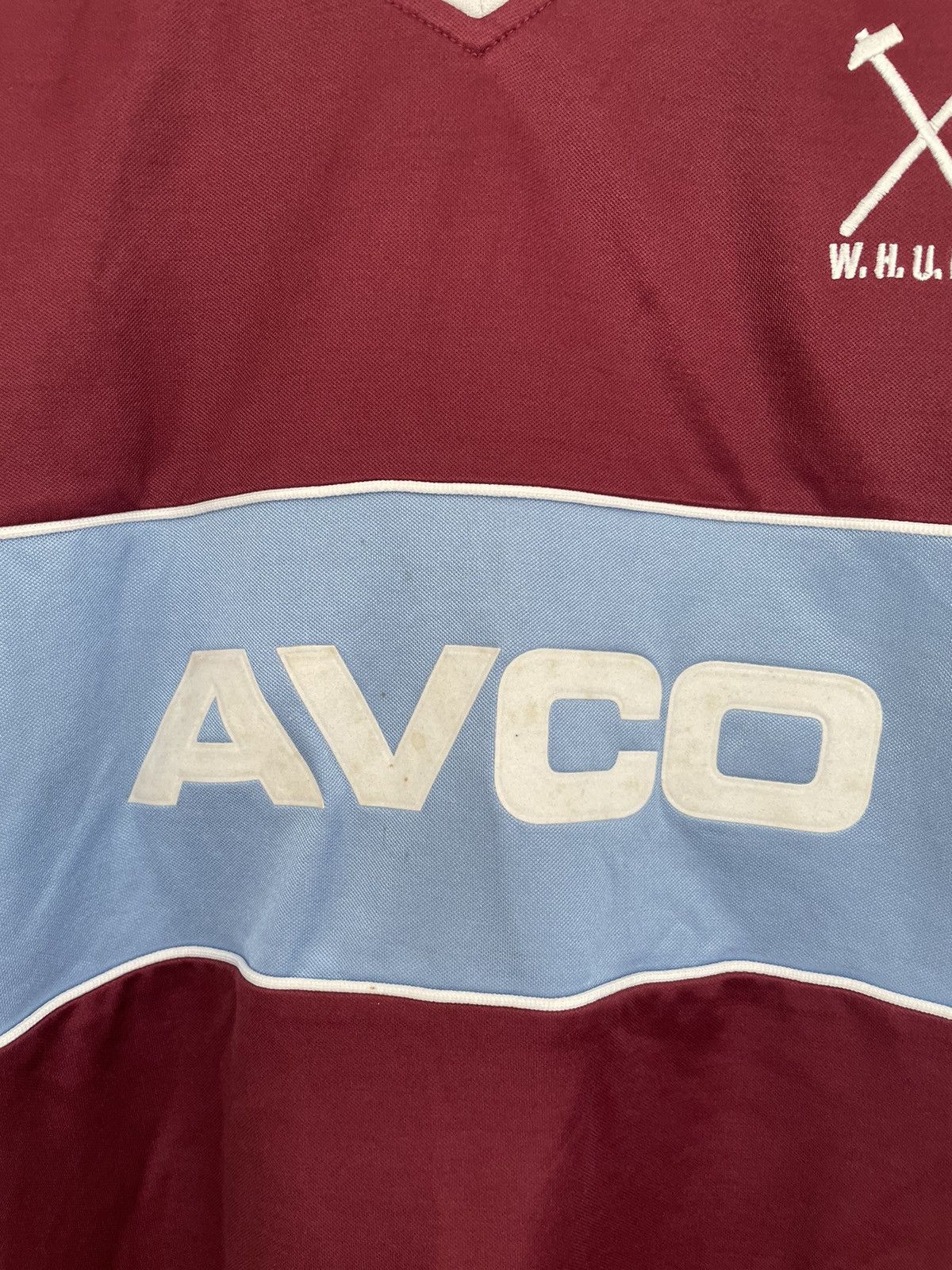Vintage West Ham Vintage Score Draw jersey Size US S / EU 44-46 / 1 - 2 Thumbnail