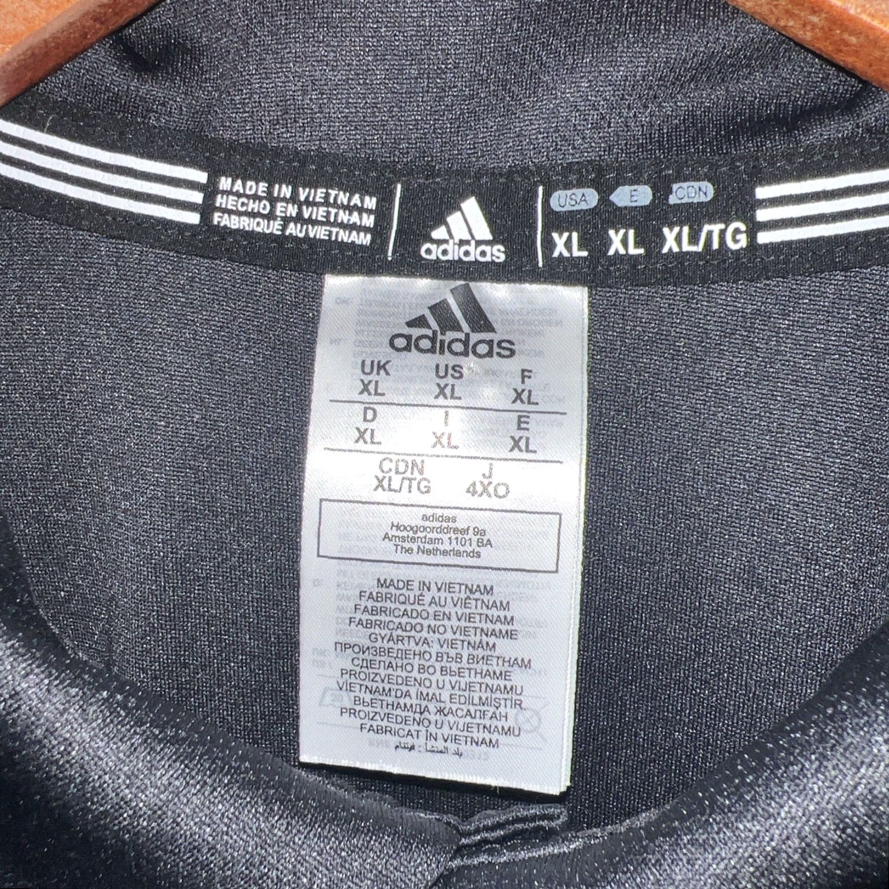 Adidas Adidas Polo Shirt Mens XL Black Size US XL / EU 56 / 4 - 3 Thumbnail
