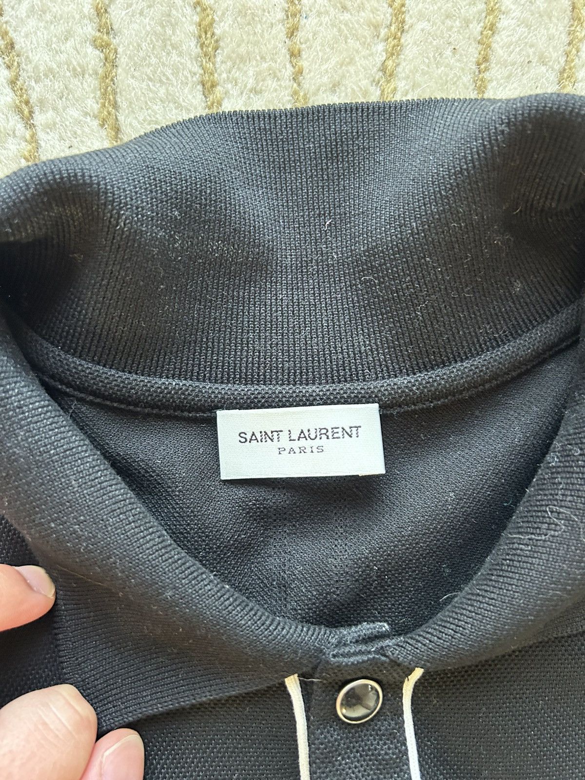 Saint Laurent Paris Saint Laurent polo Size US XL / EU 56 / 4 - 3 Thumbnail