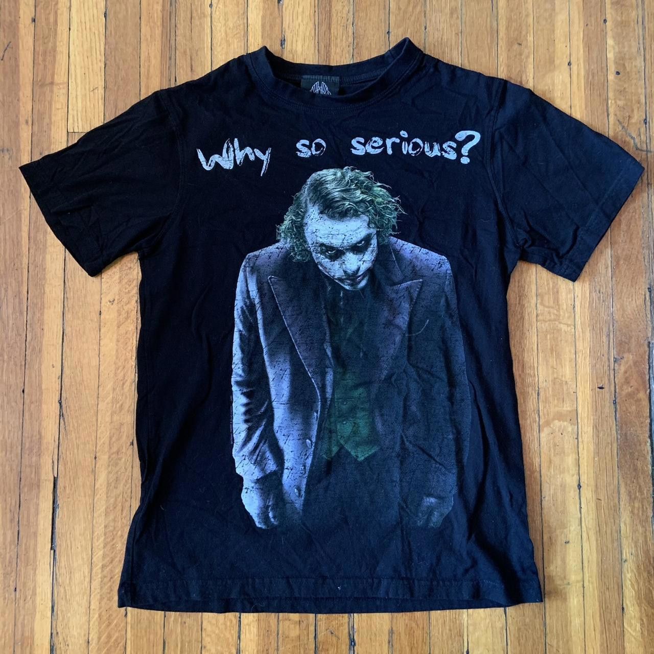 Designer The Dark Knight Why So Serious Joker T Shirt Small Size US S / EU 44-46 / 1 - 2 Thumbnail