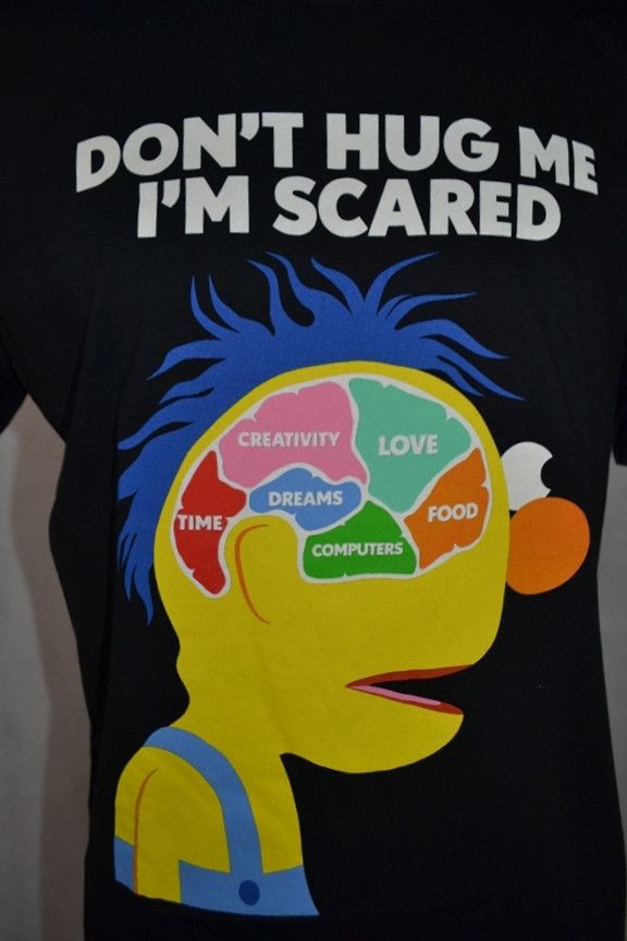 Cartoon Network Don't Hug Me I'm Scared Horror TV Series Psycho Cartoon Tee Size US M / EU 48-50 / 2 - 5 Thumbnail