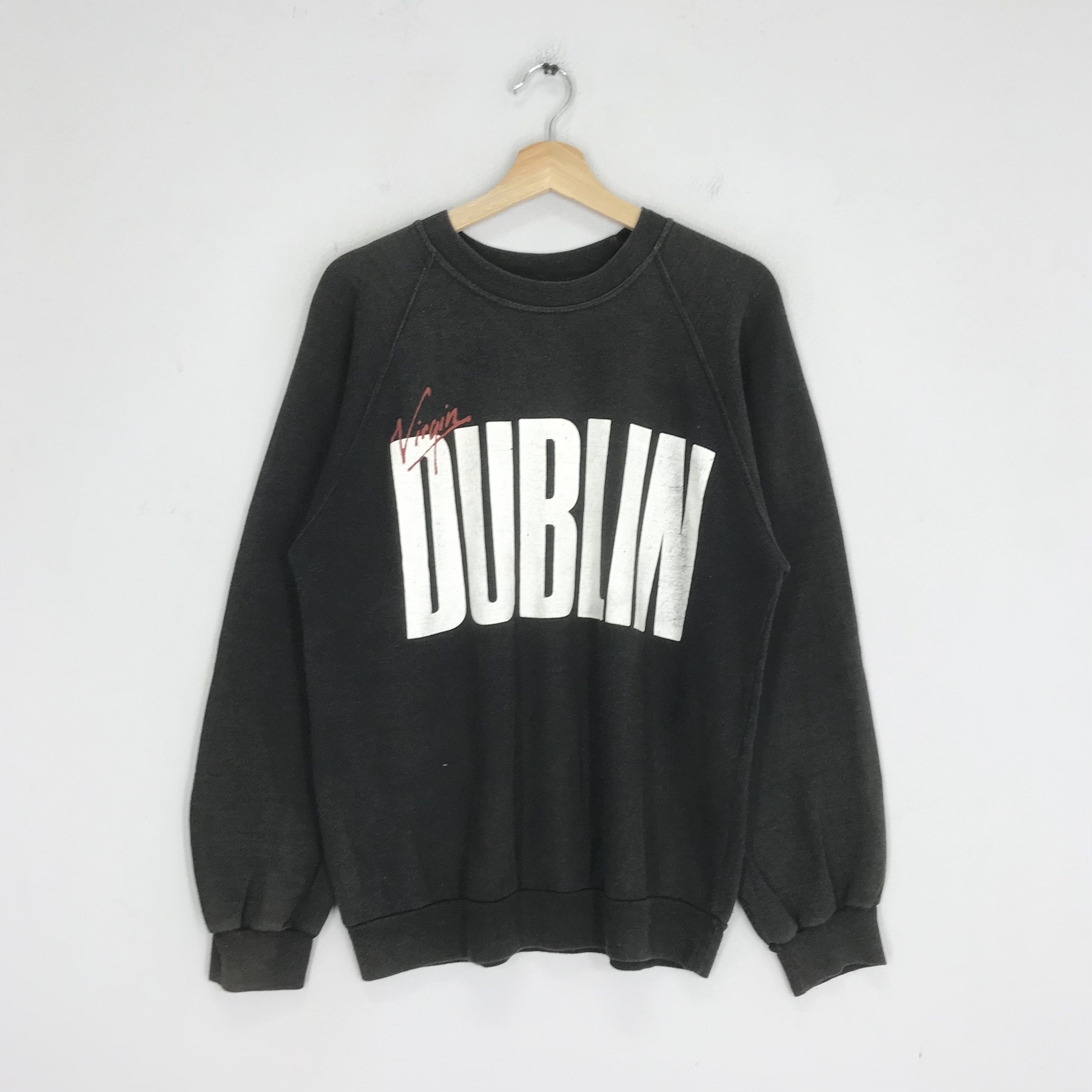Vintage Vintage 90s Virgin Dublin Sweatshirt - 215 Size US M / EU 48-50 / 2 - 1 Thumbnail