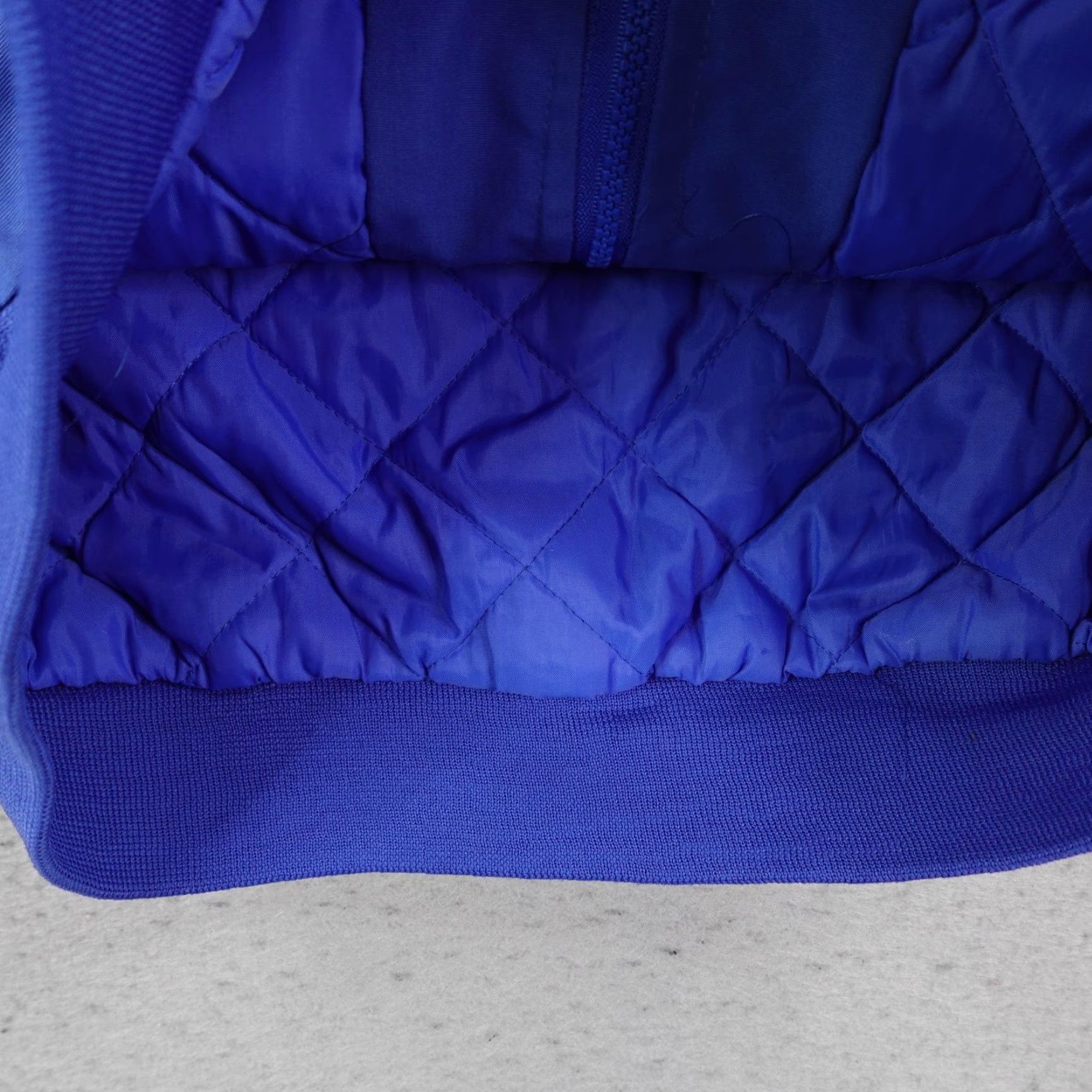 VINTAGE Hartwell ViaSport Jacket Mens Small Blue Quilted Insulated Work Coat USA