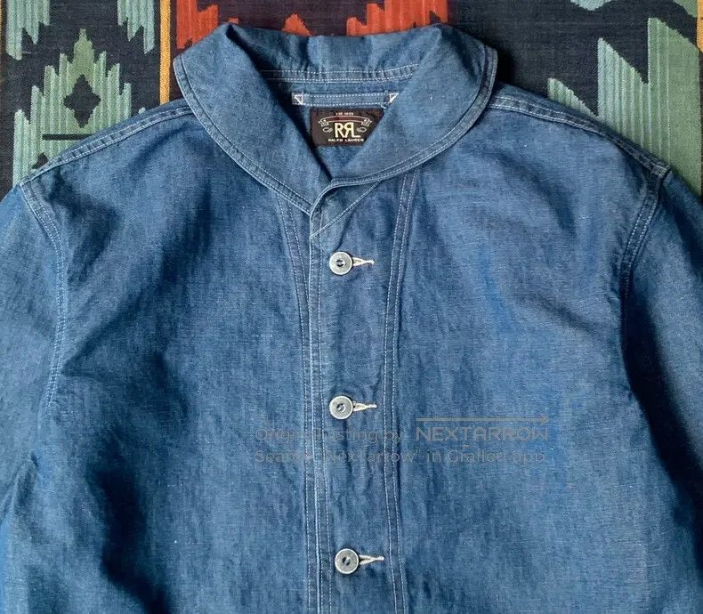 RRL Ralph Lauren RRL Ralph Lauren Indigo navy workwear jacket Size US L / EU 52-54 / 3 - 4 Thumbnail