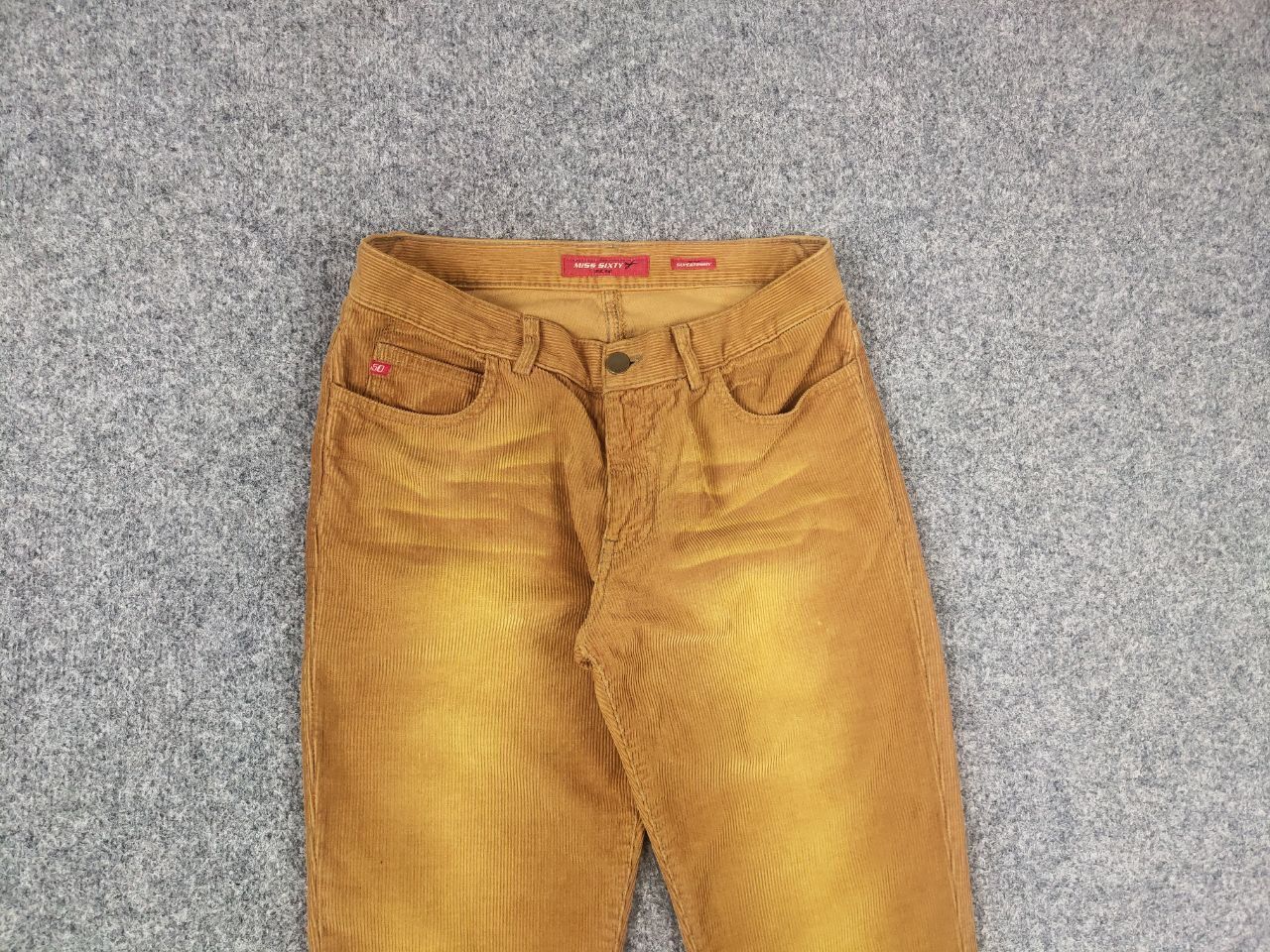Miss Sixty Miss Sixty Rare Vtg Y2K low-rise flared Corduroy Pants jeans Size 29" - 8 Thumbnail