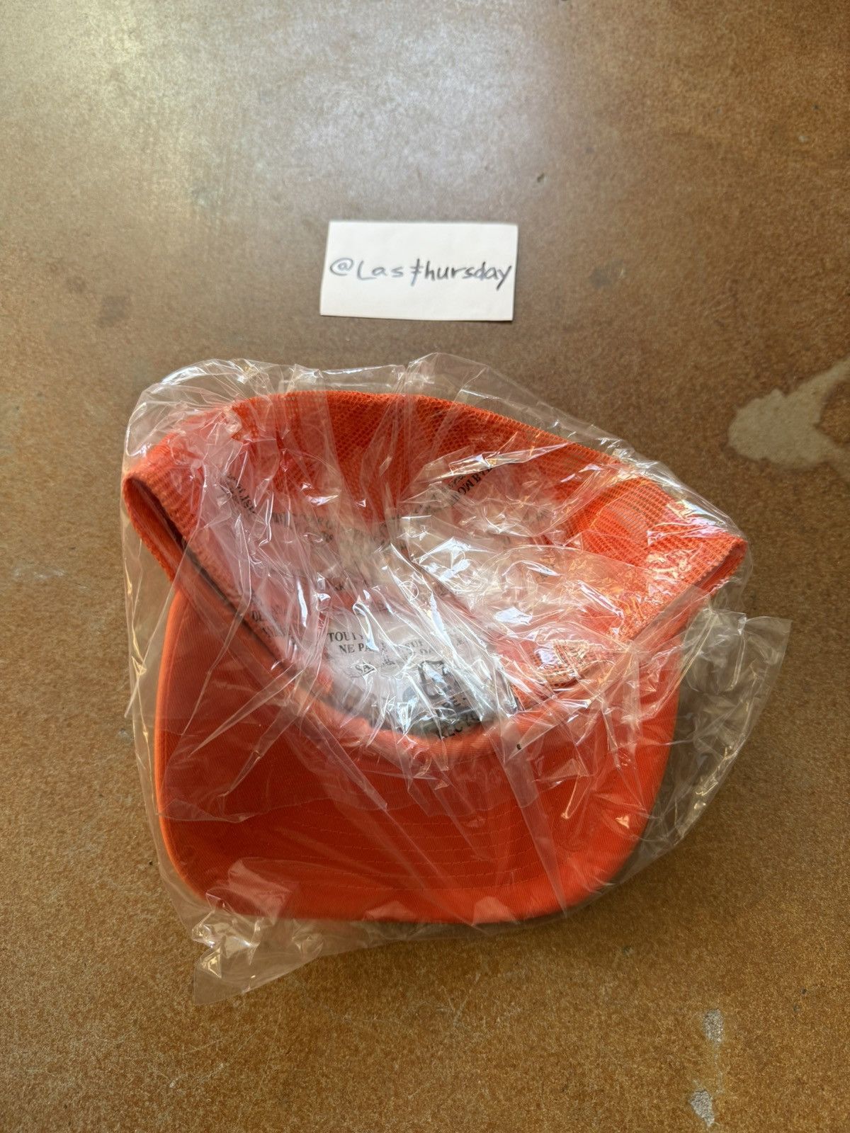 DENIM TEARS Denim Tears ADG Trucker Hat Orange Size ONE SIZE - 10 Thumbnail
