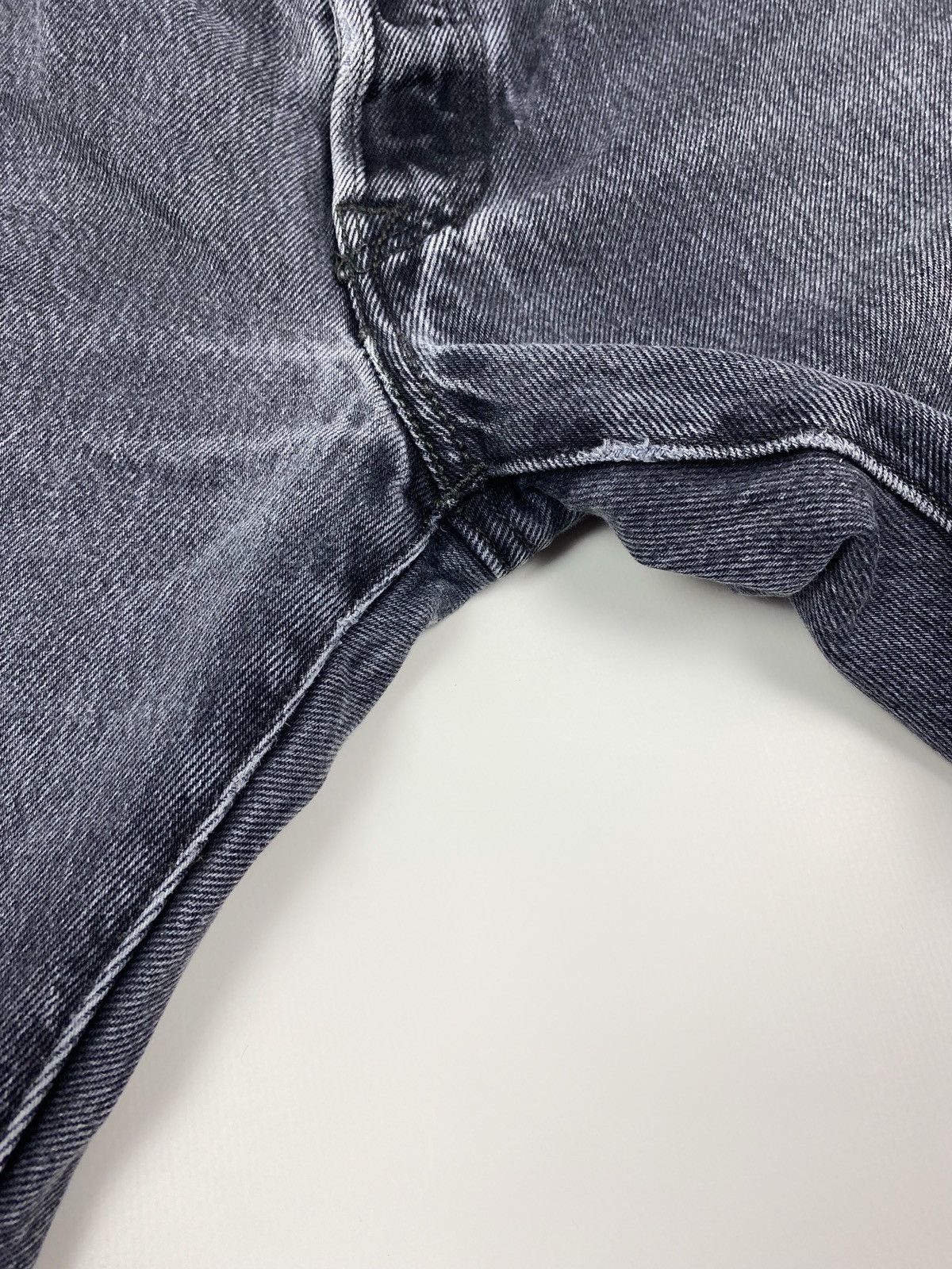 Levi's Levi’s 501 Washed Gray Distressed Denim Pants 30X30 Size US 30 / EU 46 - 4 Thumbnail