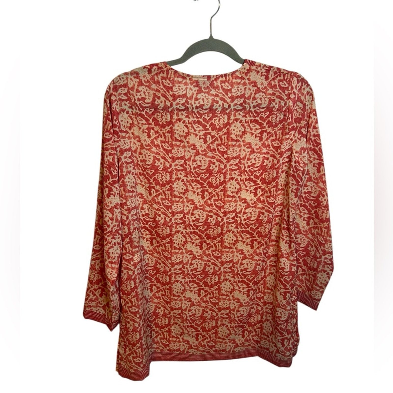 Other UK Biba Bohemian Long Sleeve Tunic Top Size XL / US 12-14 / IT 48-50 - 2 Thumbnail