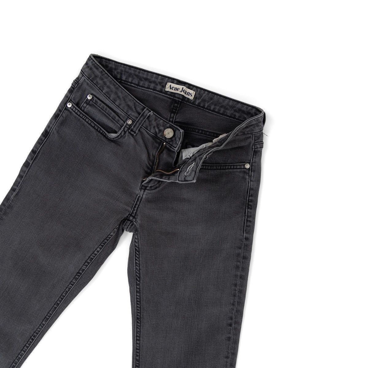 Acne Studios Acne Jeans Womens Gray Vintage Denim Straight Slim Fit Size 27" / US 4 / IT 40 - 3 Thumbnail