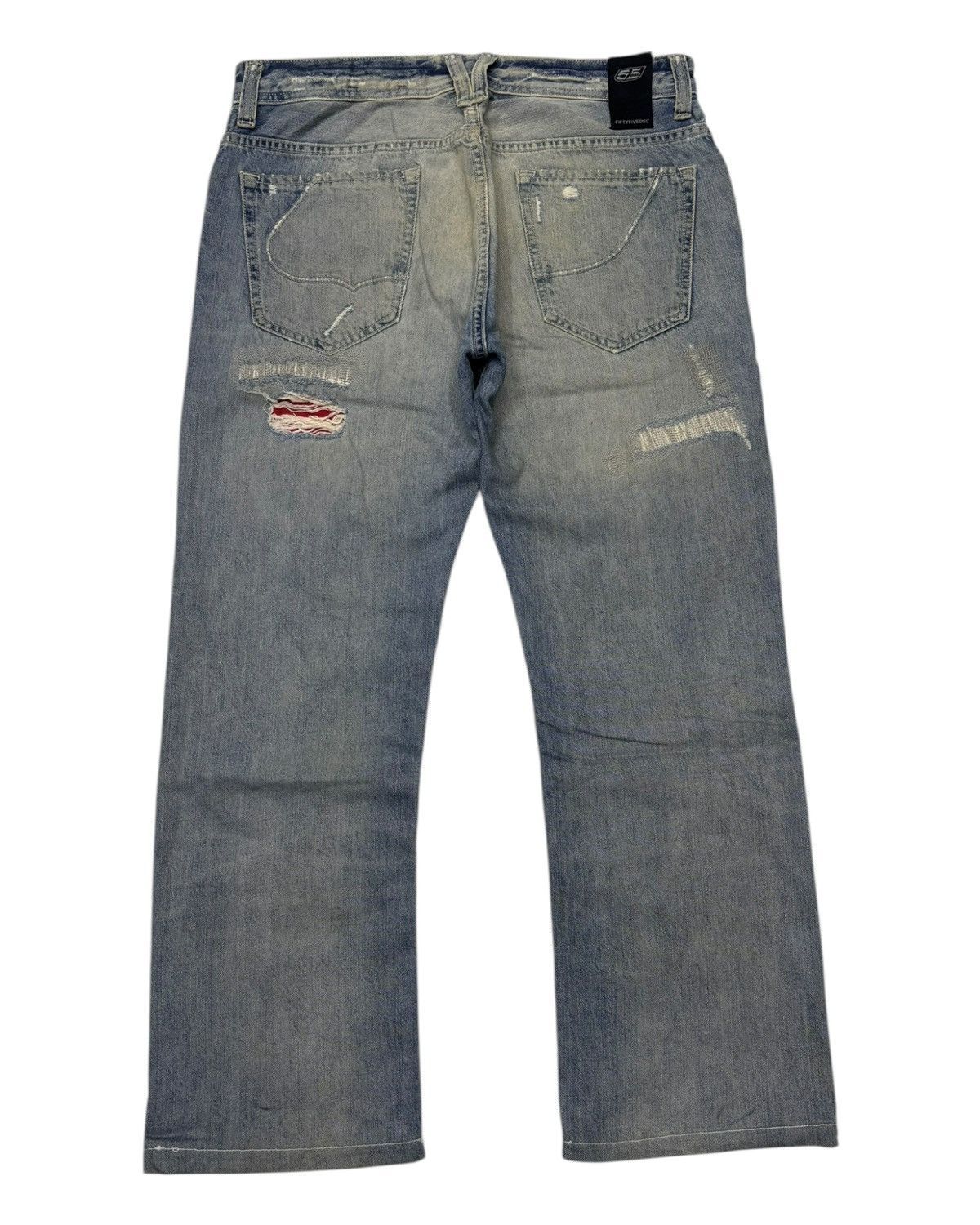 55DSL × Diesel 🔥VINTAGE 55DSL DISTRESSED DENIM JEANS Size US 33 - 8 Thumbnail
