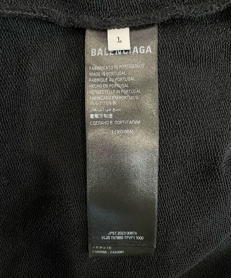Balenciaga Balenciaga Multi-element printed hooded sweater Size US S / EU 44-46 / 1 - 6 Thumbnail