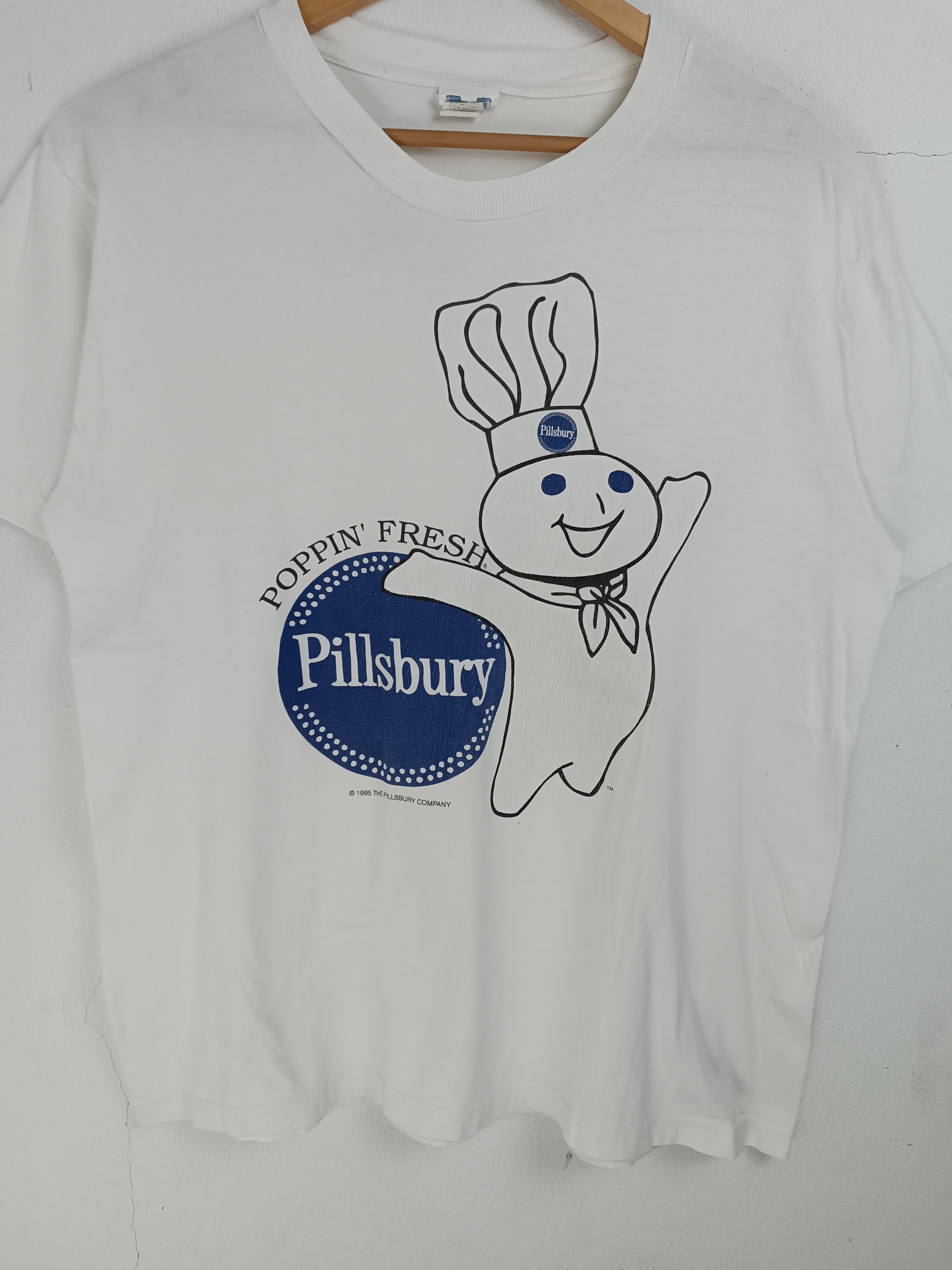 Vintage VINTAGE 90'S PILLSBURY POPPIN FRESH VERY RARE TEE Size US L / EU 52-54 / 3 - 7 Thumbnail