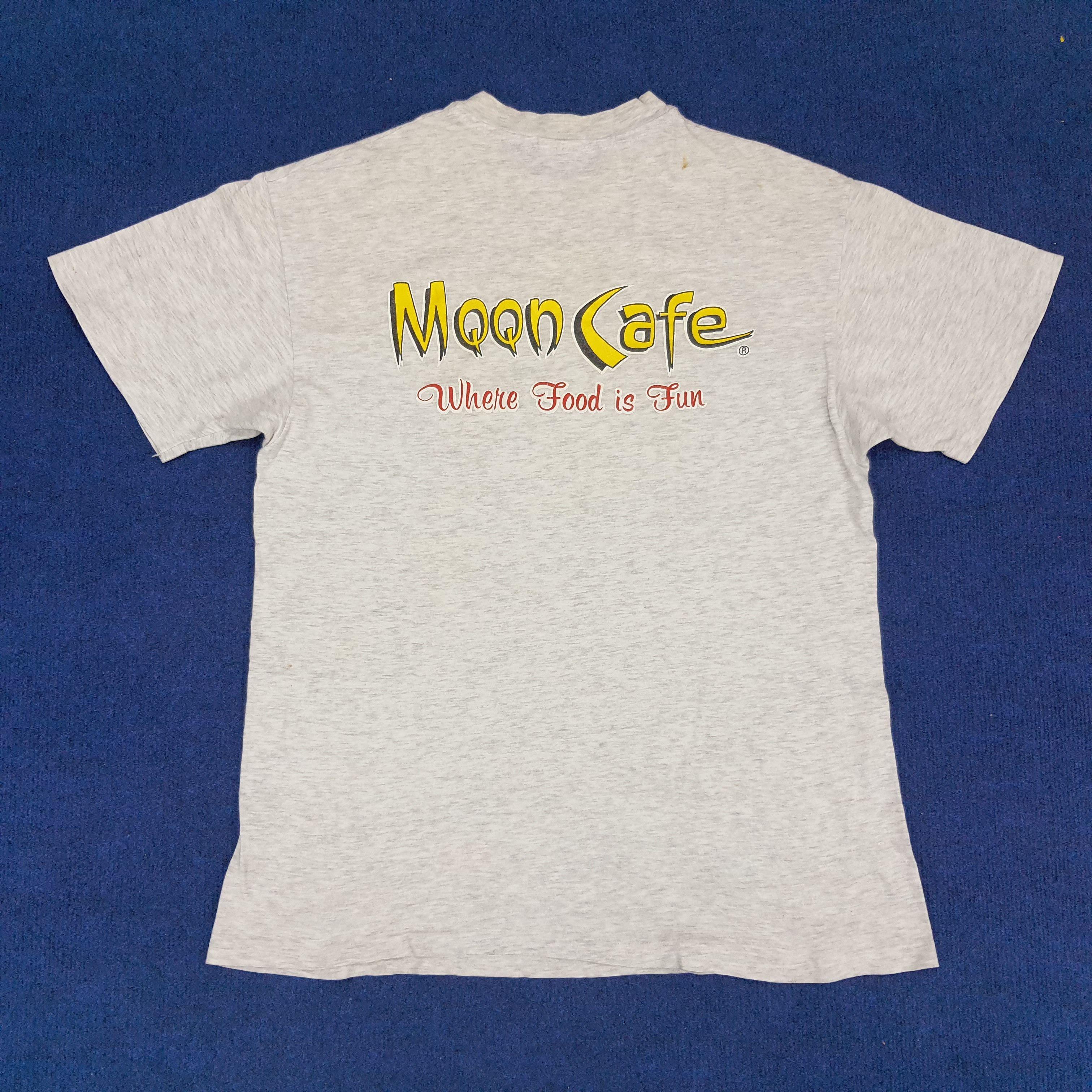 Vintage Vintage Mooneyes '93 Moon Cafe T-shirt Size US M / EU 48-50 / 2 - 4 Thumbnail