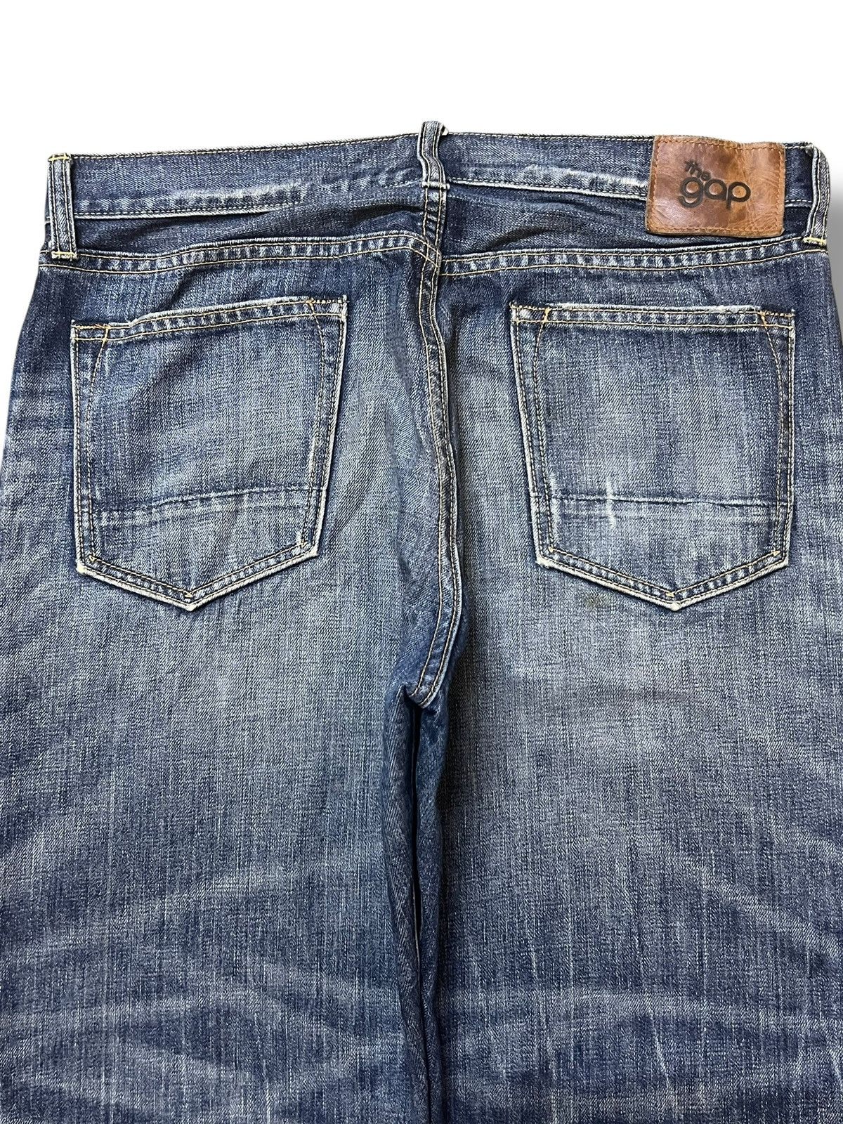 Gap The Gap 1969 - Faded, Distressed Baggy Jeans Size US 35 - 5 Thumbnail