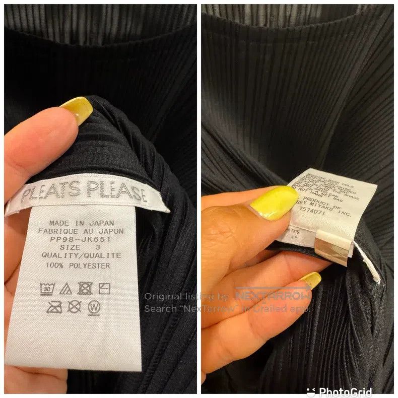 Issey Miyake Issey Miyake Black Short Sleeve Size L / US 10 / IT 46 - 4 Thumbnail