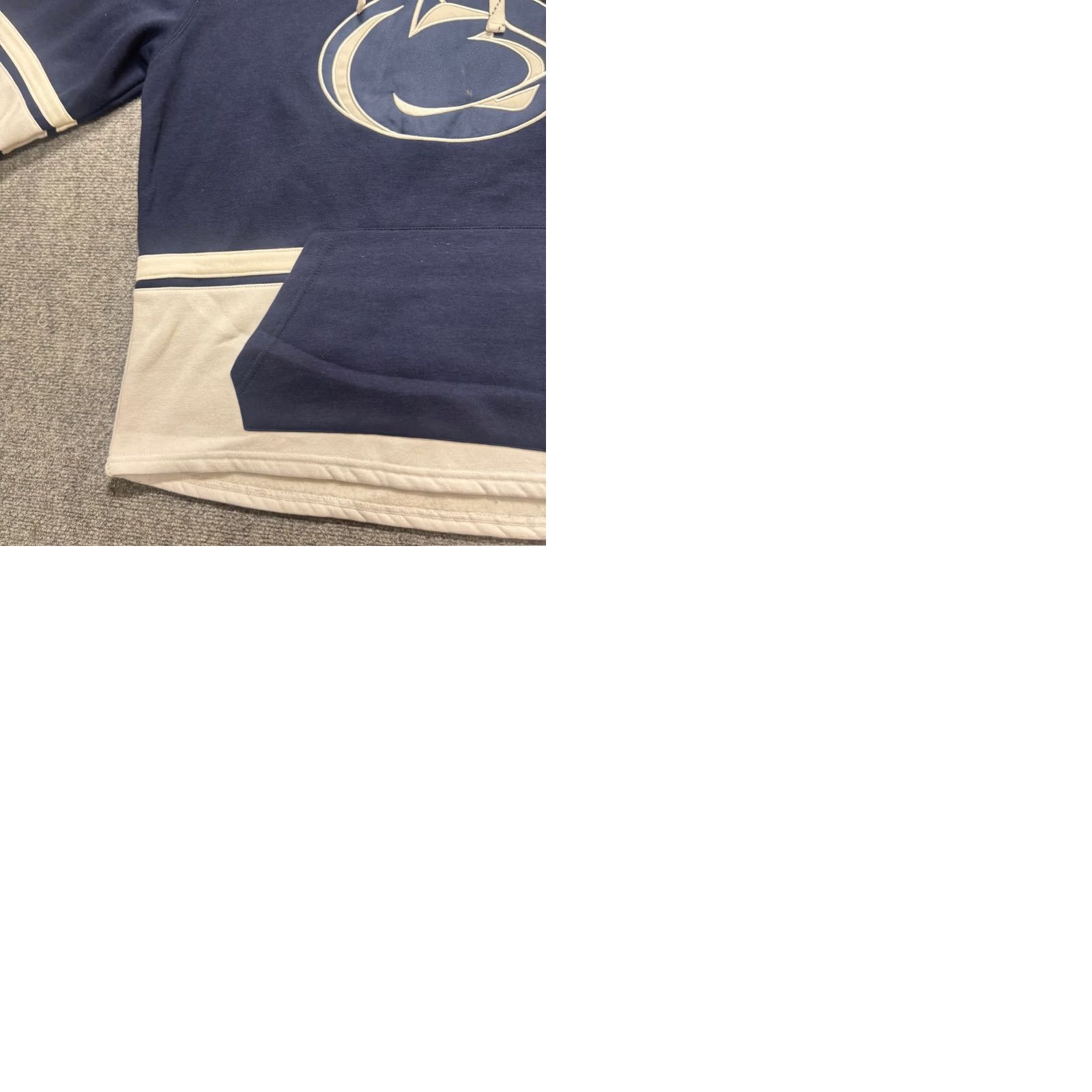 Vintage Colosseum Hoodie Men XL Pullover Blue Penn State Nittany Lions Lace Distressed Nittany Lions Football Size US XL / EU 56 / 4 - 9 Thumbnail