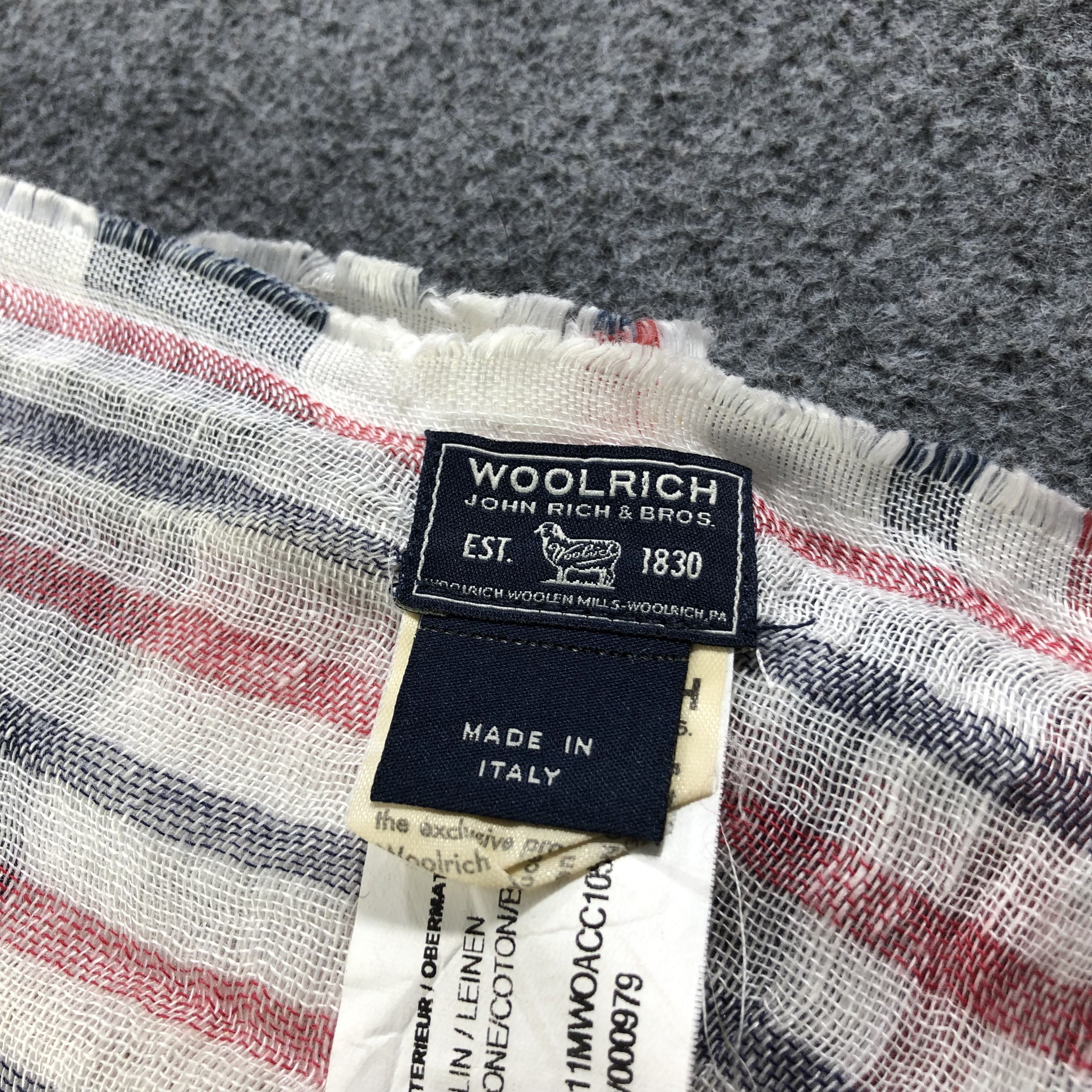 Woolrich Woolen Mills Woolrich Scarf Muffler Shawl Wrap V1212 Size ONE SIZE - 4 Thumbnail
