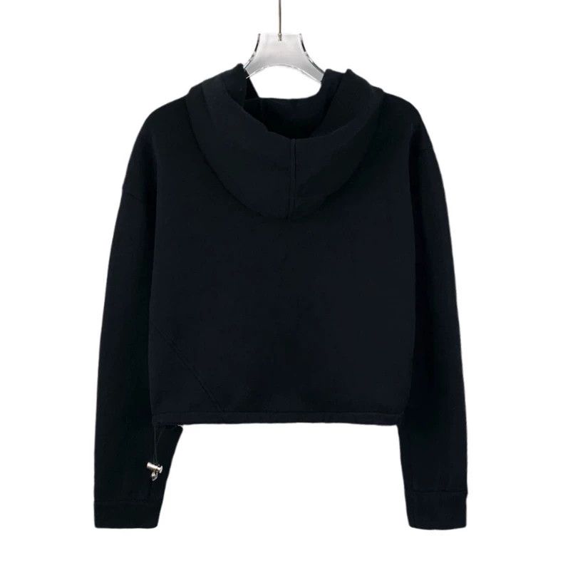 Louis Vuitton Louis Vuitton Black logo-print cotton hooded drawstring lo Size XS / US 0-2 / IT 36-38 - 2 Thumbnail