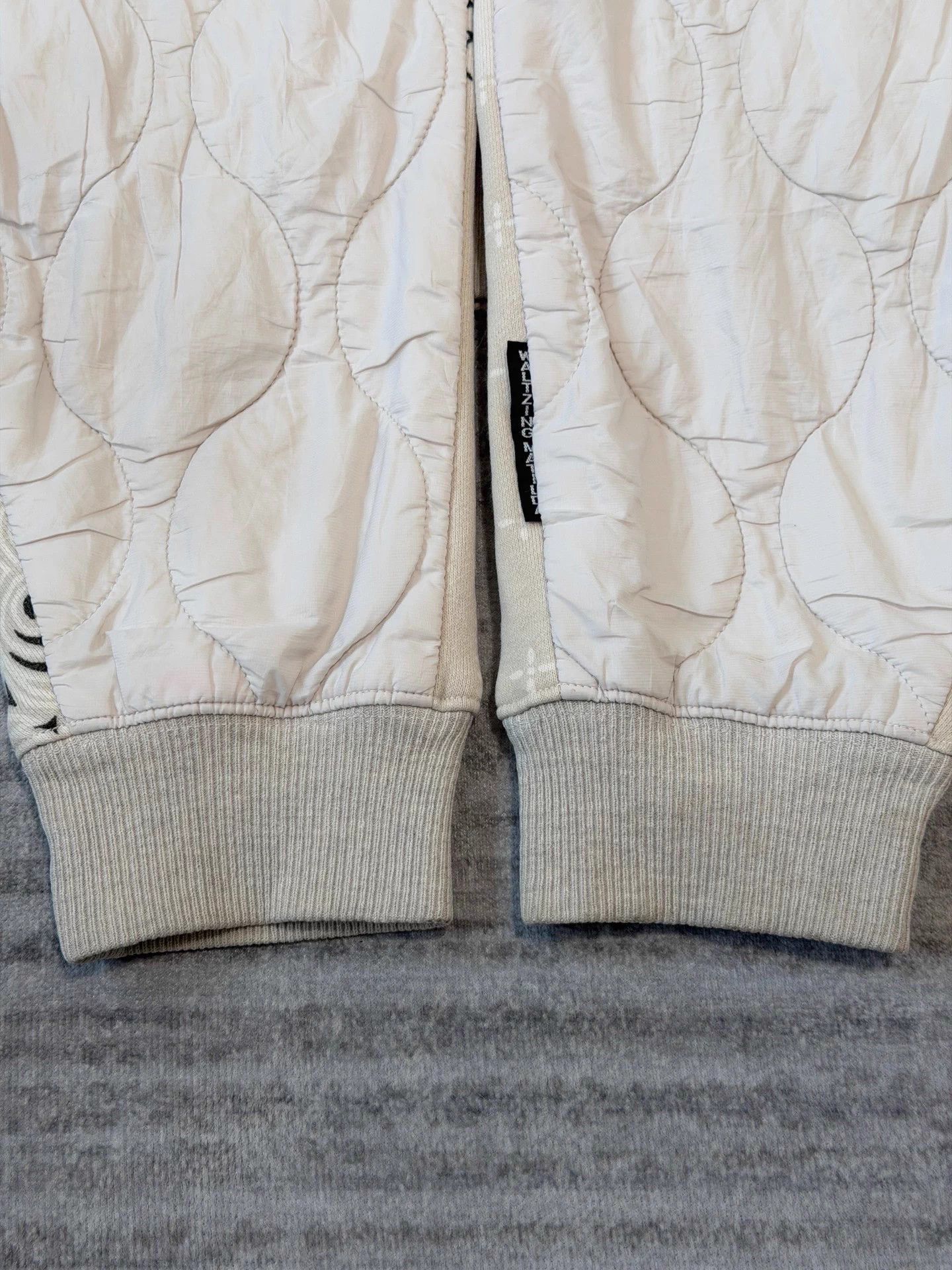 Kapital Kapital Cream Paisley Color Block Padded Sweatshirt Size US S / EU 44-46 / 1 - 5 Thumbnail