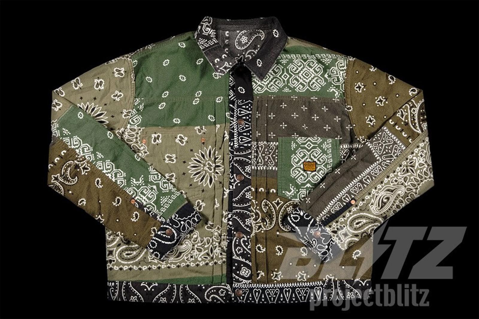 Kapital Kapital Flannel Reversible Bandana 1st Jacket Black Size 5 Size US XXL / EU 58 / 5 - 4 Thumbnail