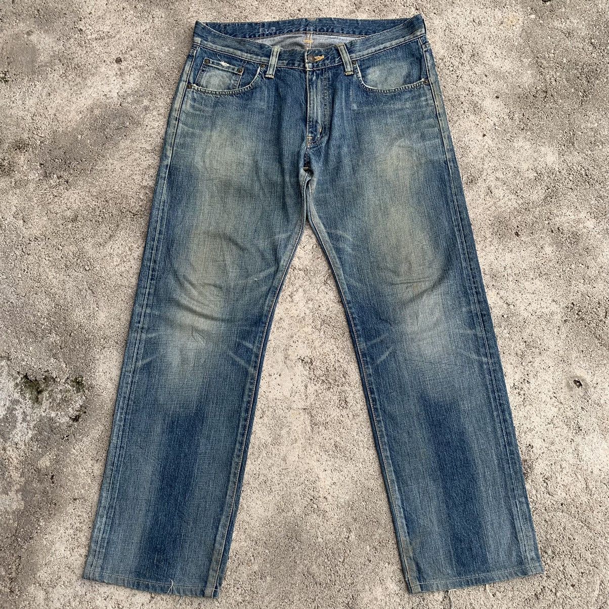 Edwin Vintage Two Tone Faded Edwin 503 Denime Jeans W35 Size US 35 - 2 Thumbnail