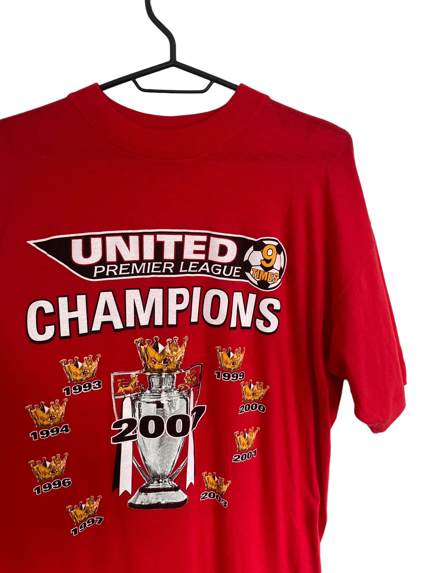 Vintage Manchester United 2007 champions vintage tee Size US L / EU 52-54 / 3 - 3 Thumbnail