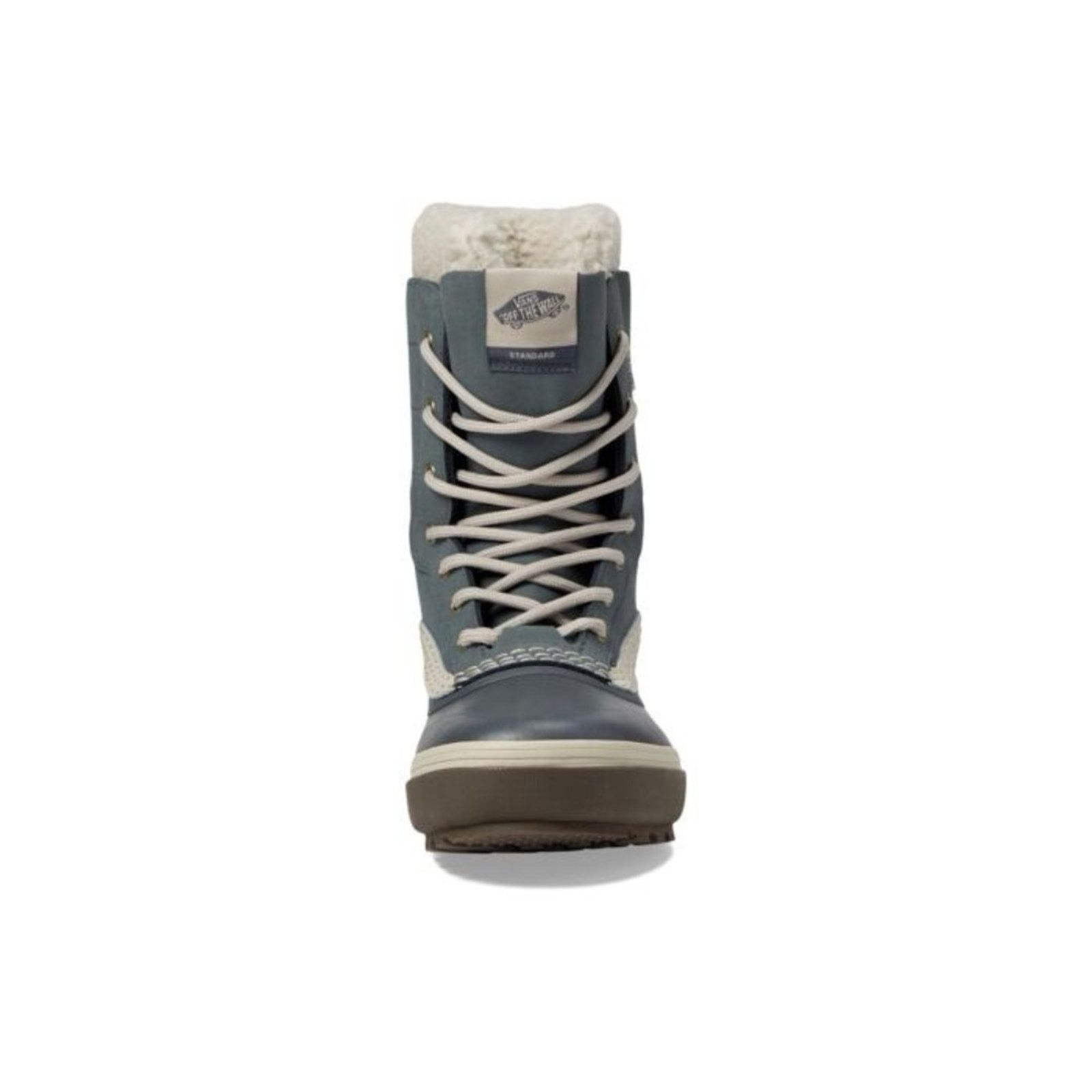 Vans Vans Blue and Cream High-Top Boots with Plush Lining Size US 5 / EU 37 - 3 Thumbnail