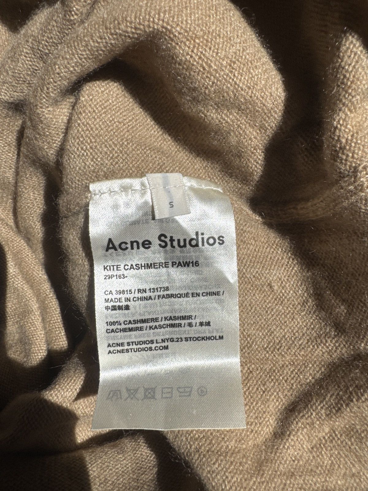Acne Studios Kite cashmere crewneck Size US S / EU 44-46 / 1 - 7 Thumbnail