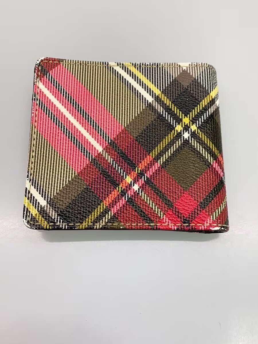 Vivienne Westwood Plaid Orb Leather Wallet Size ONE SIZE - 2 Thumbnail