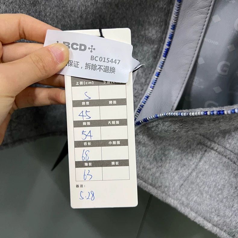 Givenchy Givenchy Gray Fur-collared Jacket with Leather Patchwork Size US S / EU 44-46 / 1 - 2 Thumbnail