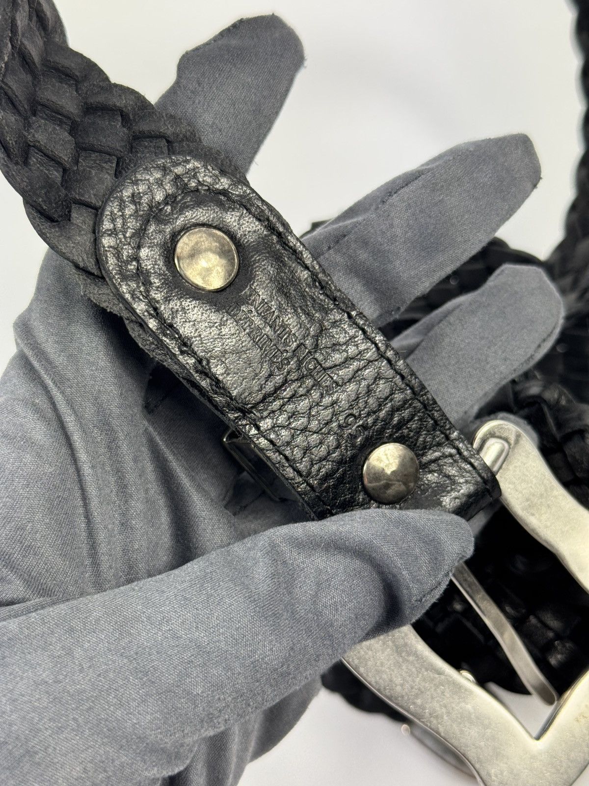 Enfants Riches Deprimes PORT OF SOULS BRAIDED LEATHER BELT SIZE 95 - 2.5cm Size 32 - 7 Thumbnail