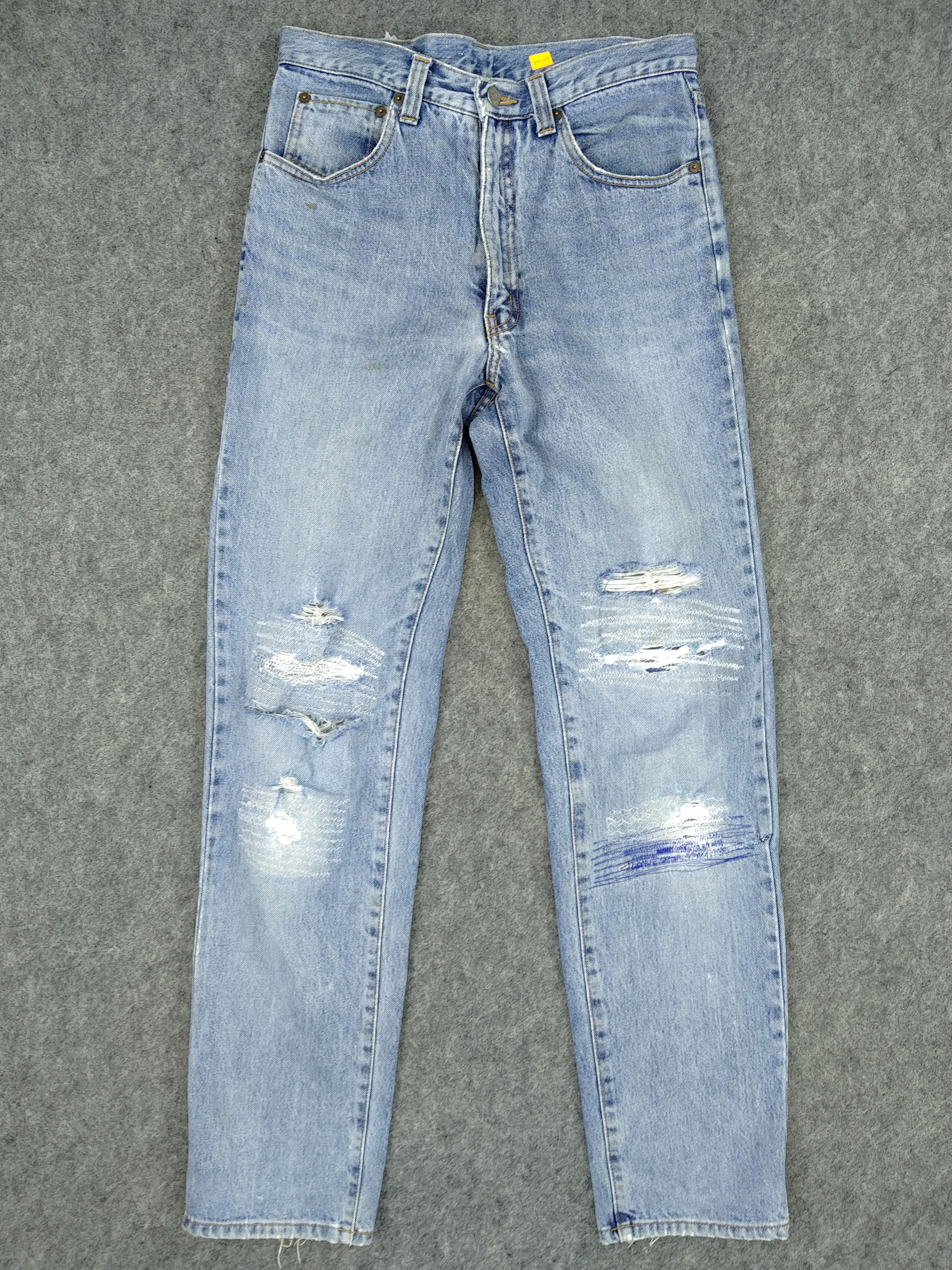 Levi's Faded Blue Vintage Levi's 502 Jeans 35x27.5 Denim -JN107 Size US 35 - 1 Thumbnail